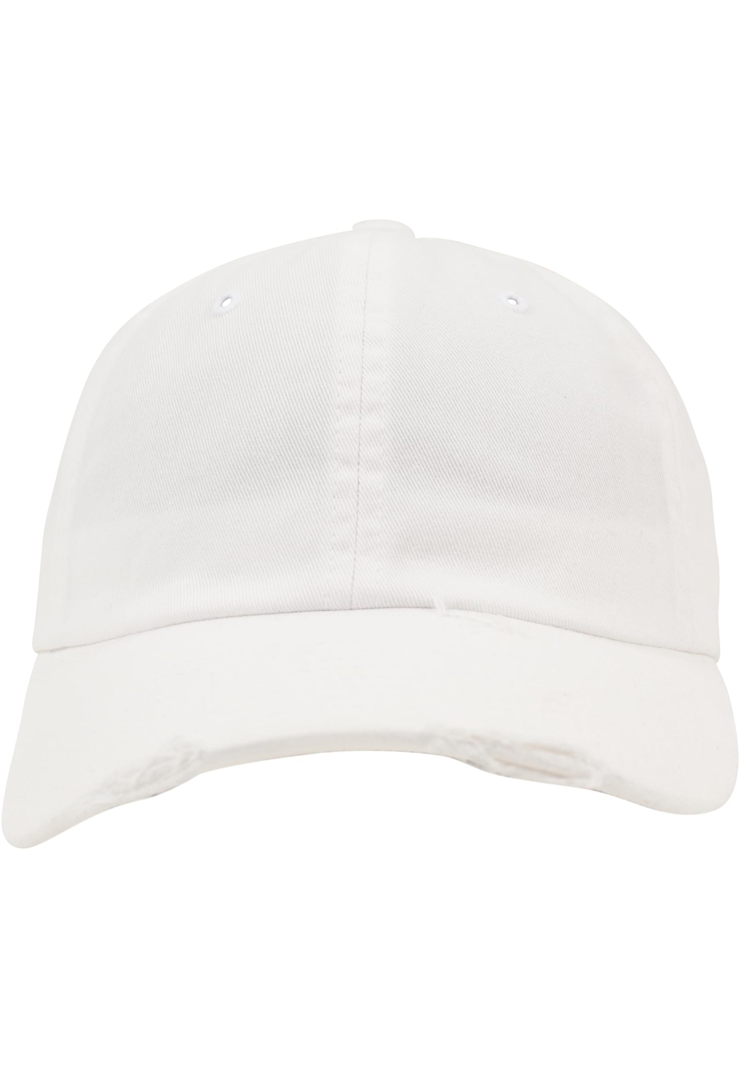 Low Profile Destroyed Cap white | white