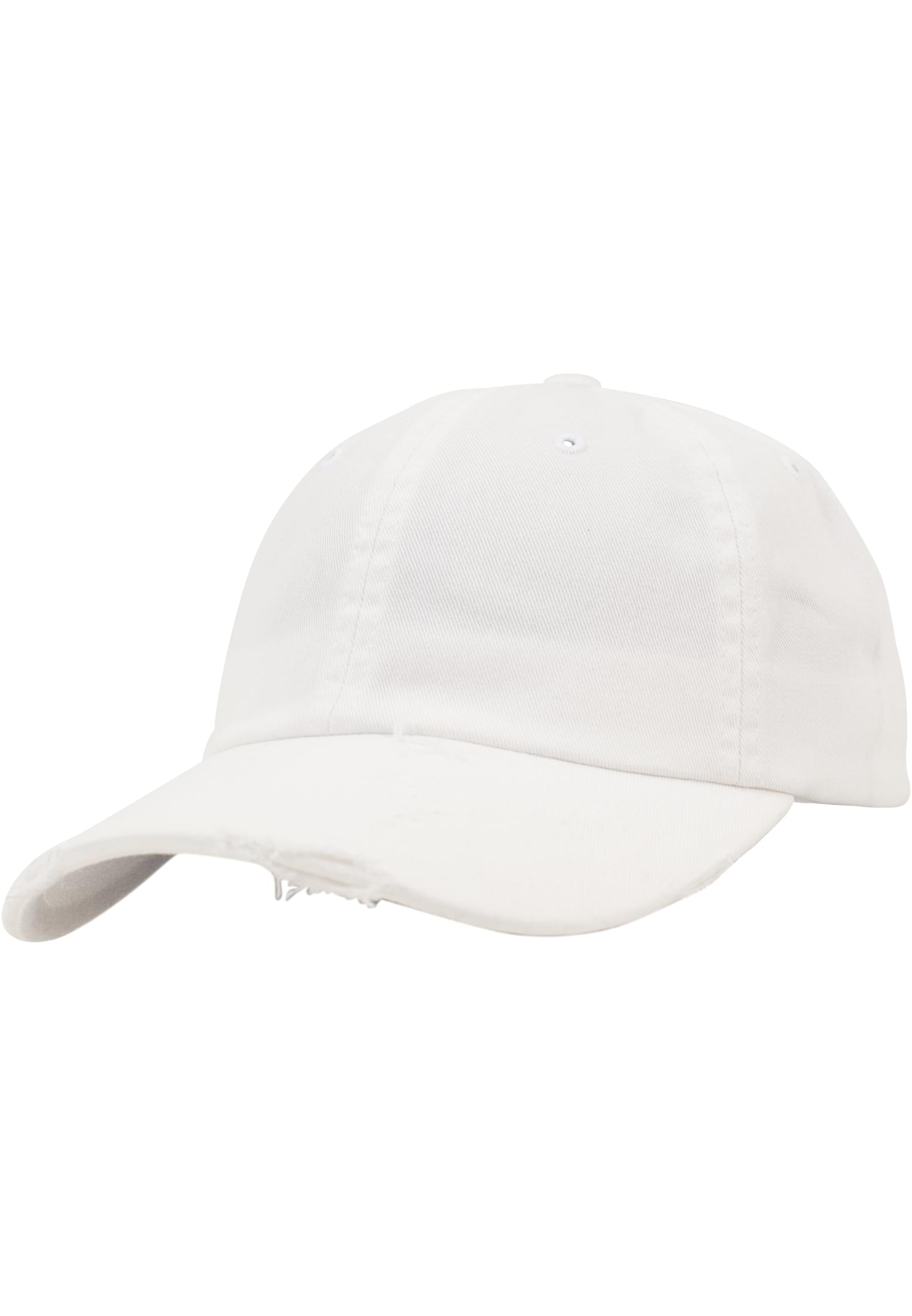 Low Profile Destroyed Cap white | white