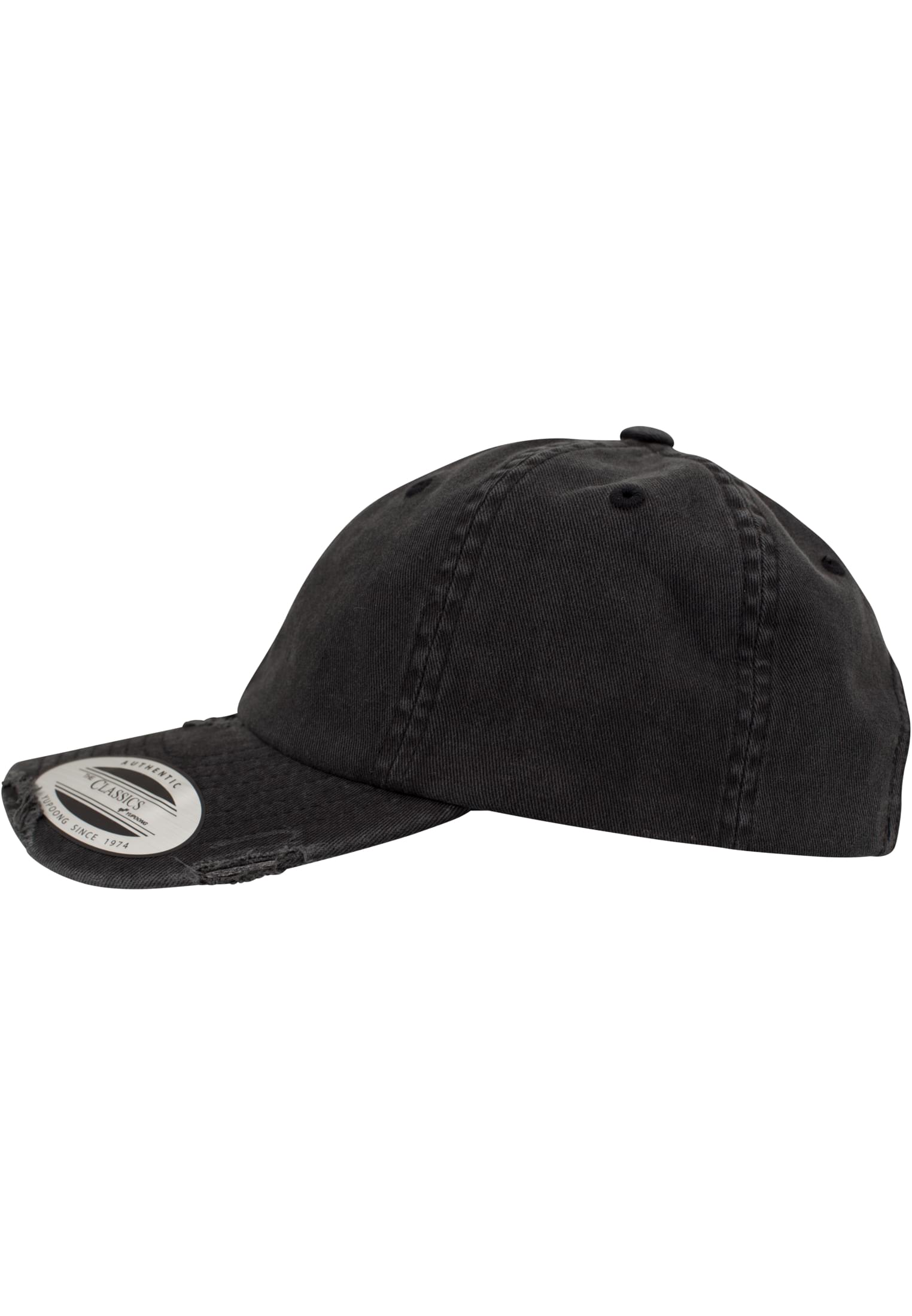 Low Profile Destroyed Cap black | black