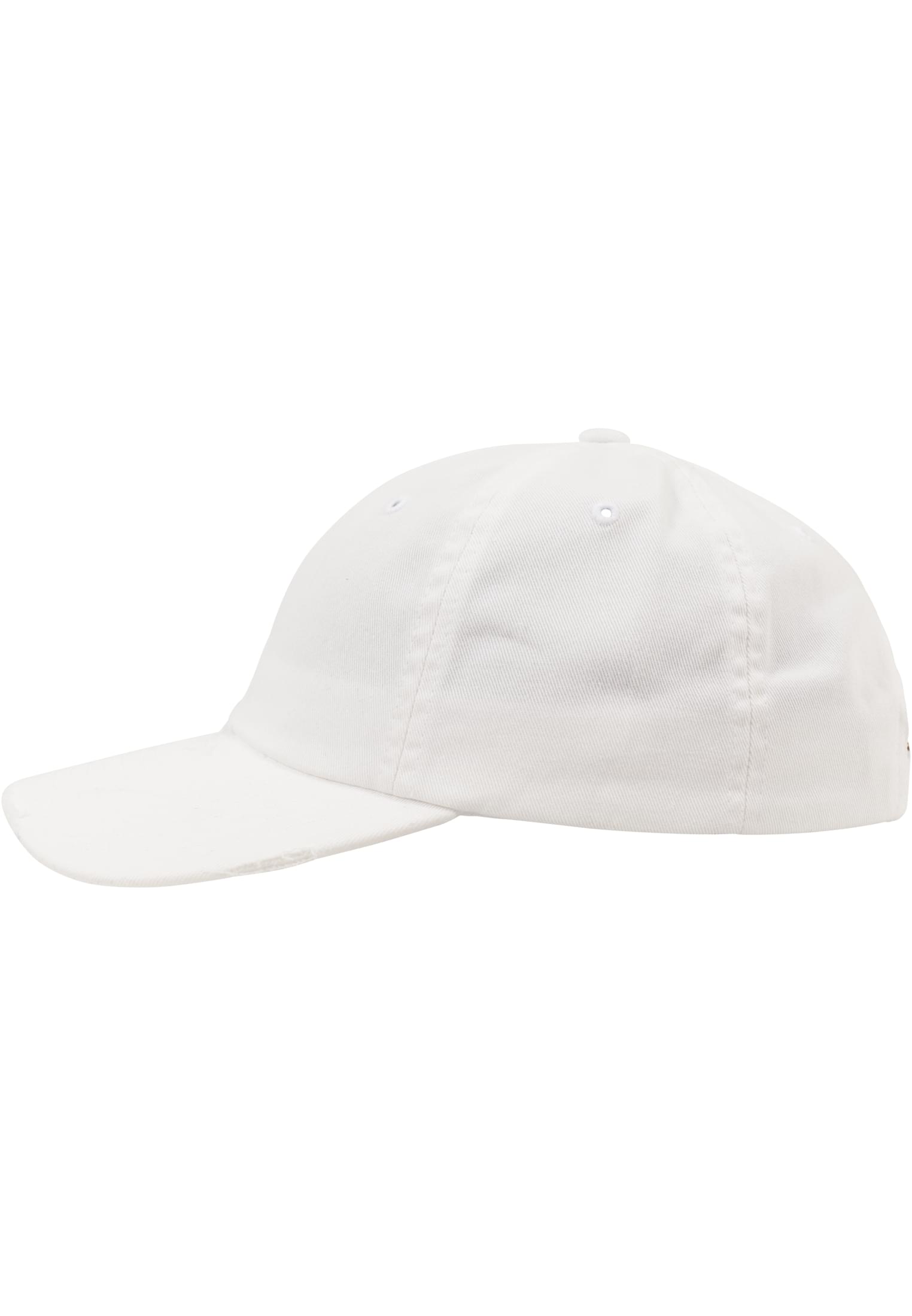 Low Profile Destroyed Cap white | white