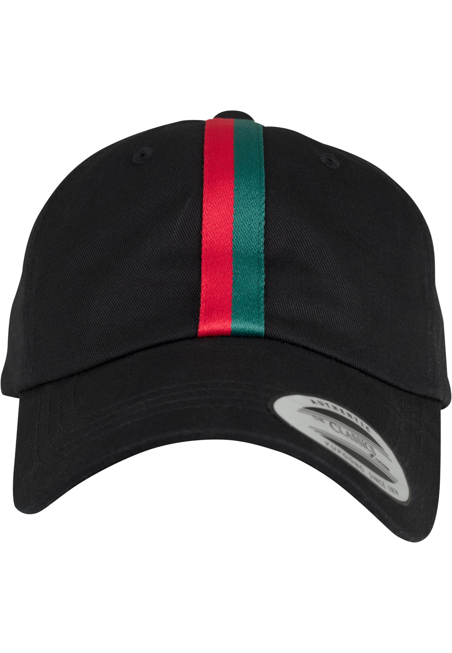 Stripe Dad Hat black/firered/green | black/firered/green