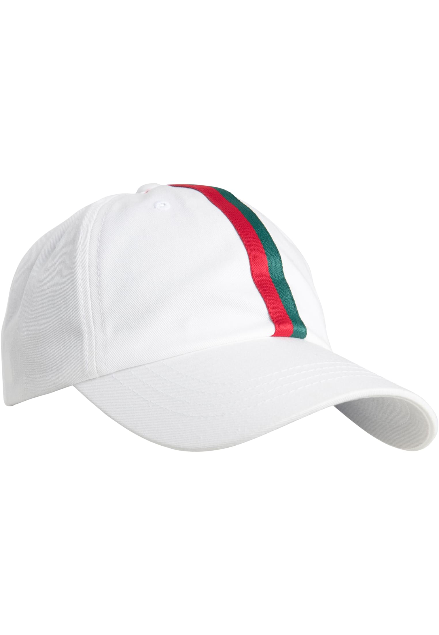 Stripe Dad Hat white/firered/green | white/firered/green