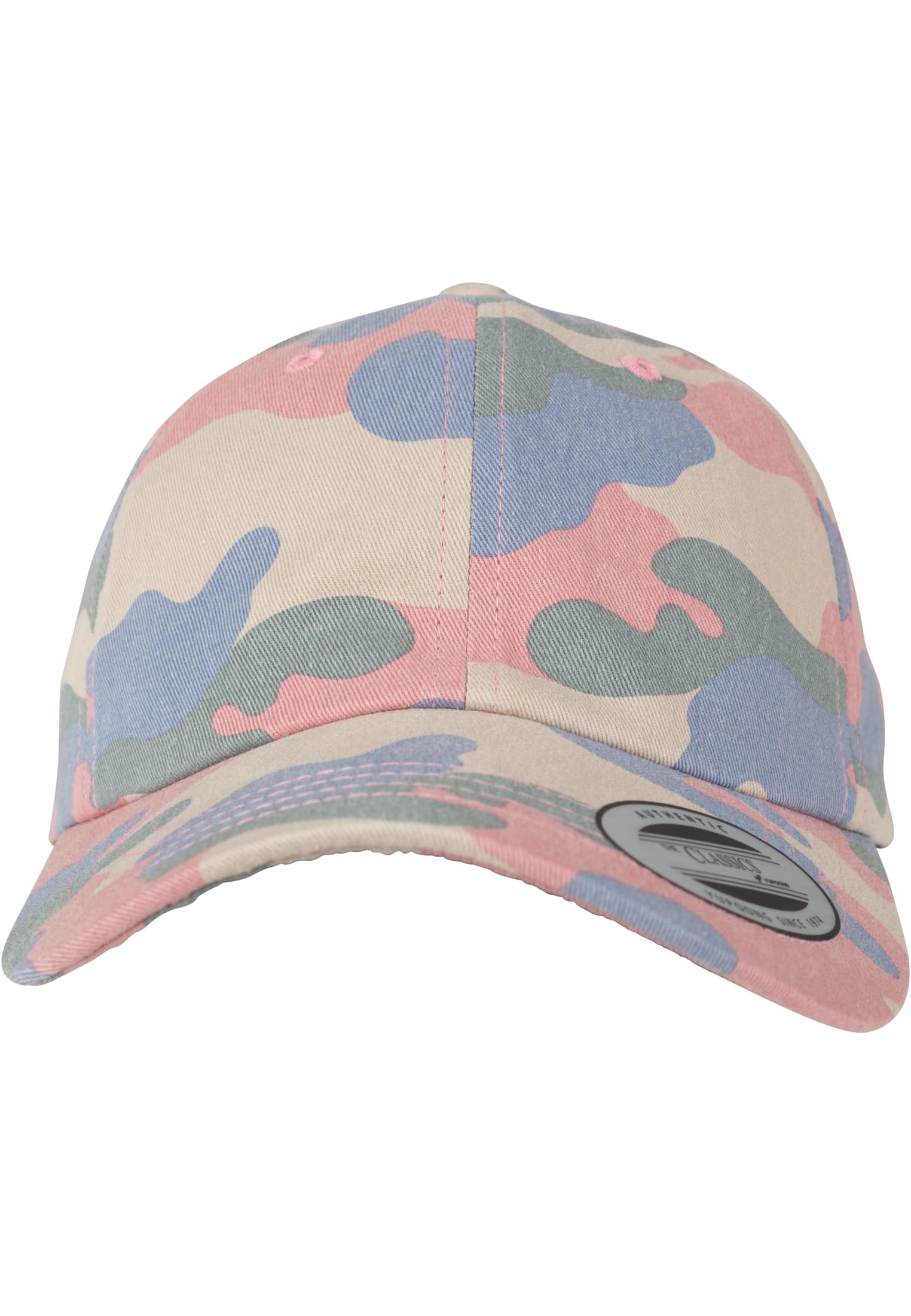 Low Profile Cotton Camo Cap roseblue camo | roseblue camo