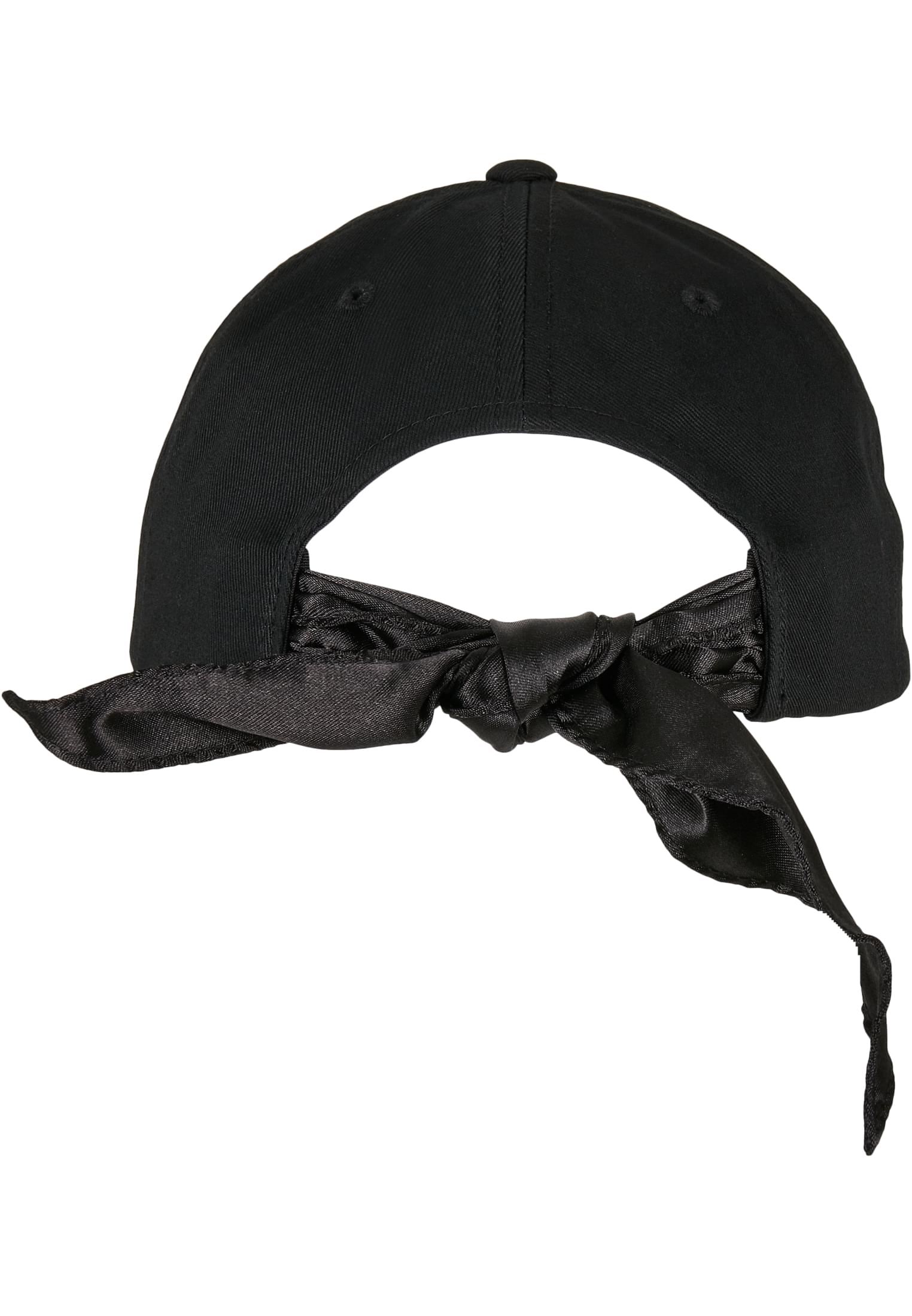 Satin Bow Dad Cap black | black