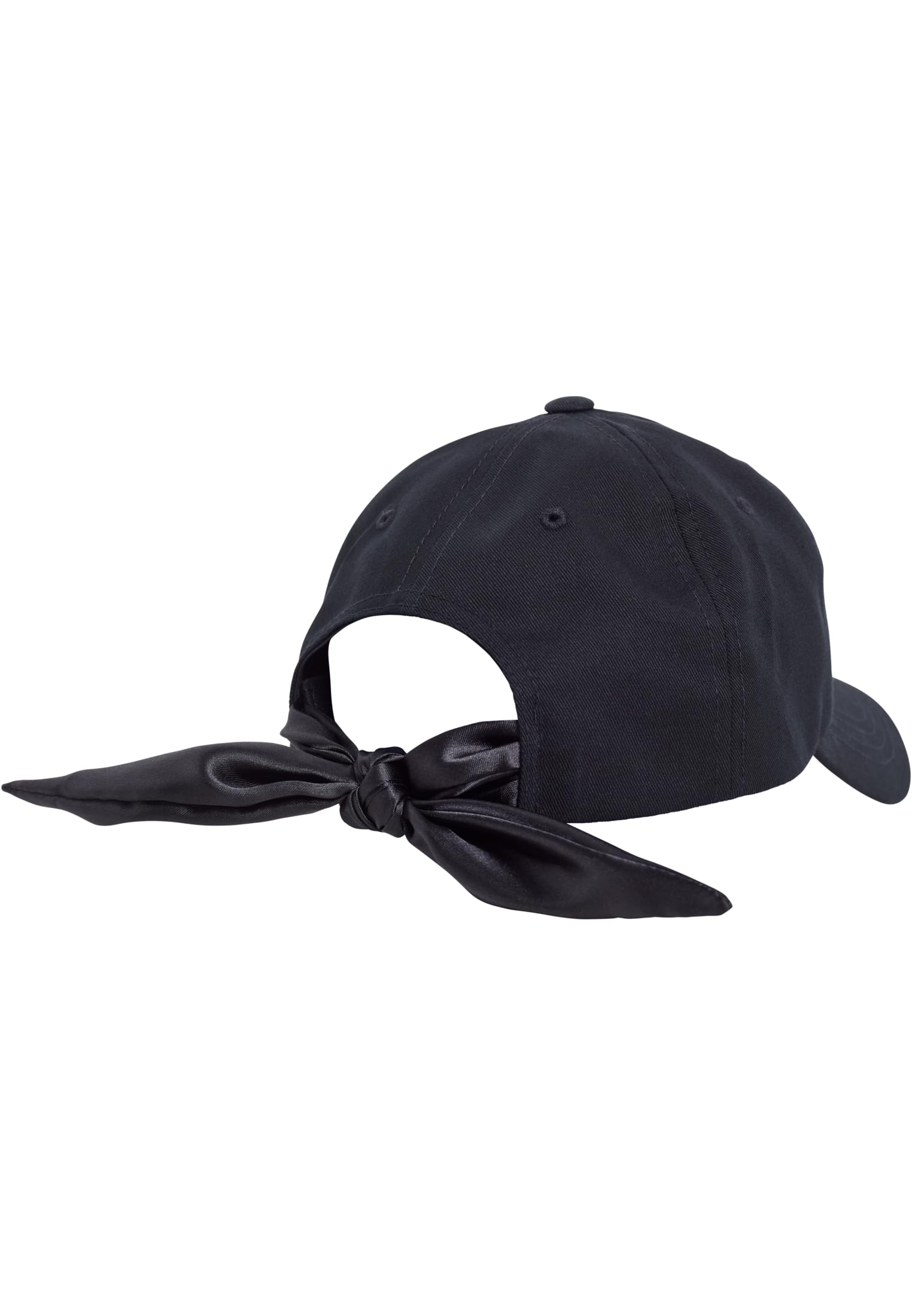 Satin Bow Dad Cap black | black
