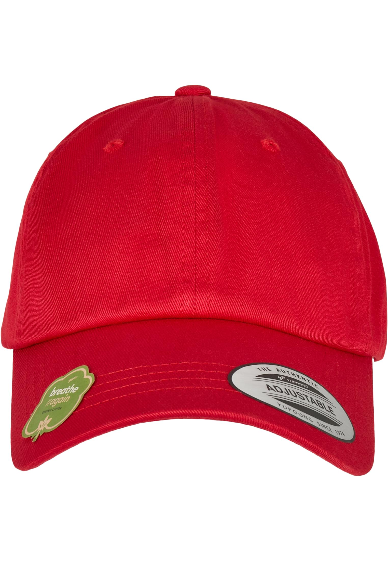 Low Profile Organic Cotton Cap red | red