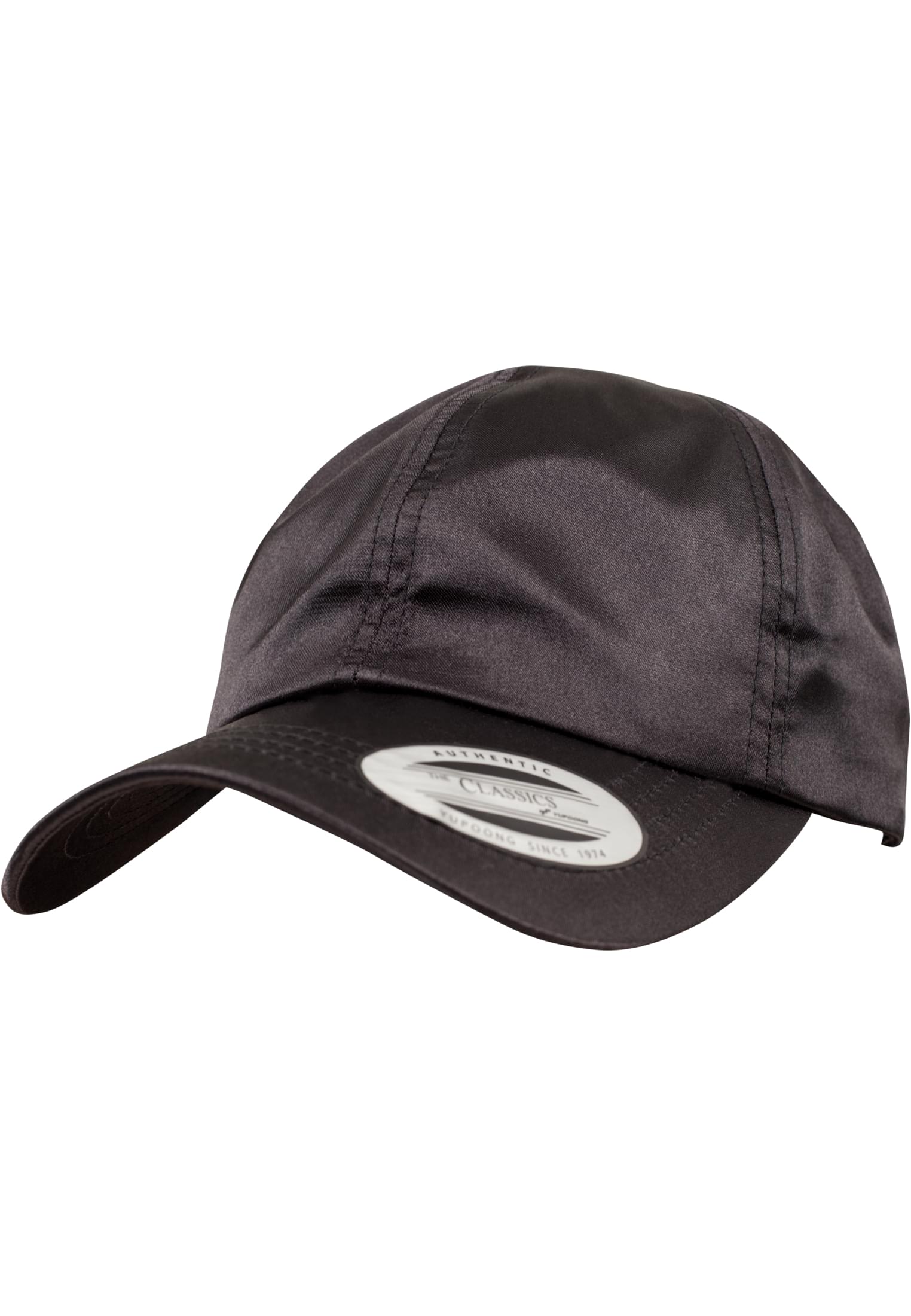 Low Profile Satin Cap black | black