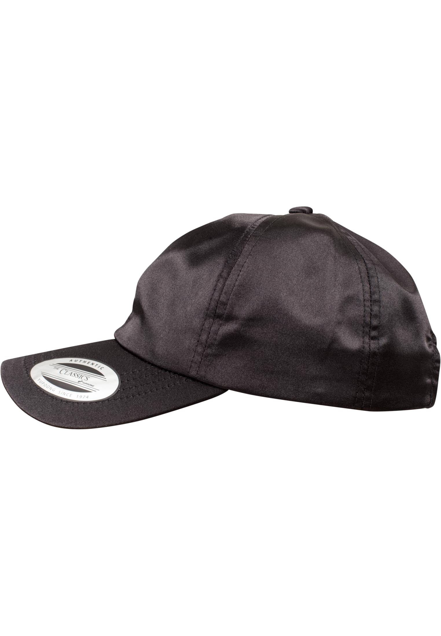 Low Profile Satin Cap black | black