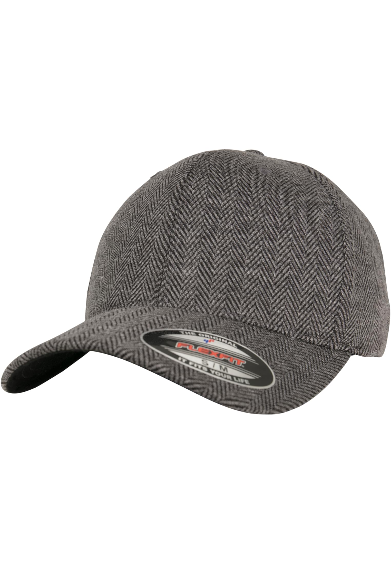 Heringbone Melange Flexfit black/h.grey | black/h.grey