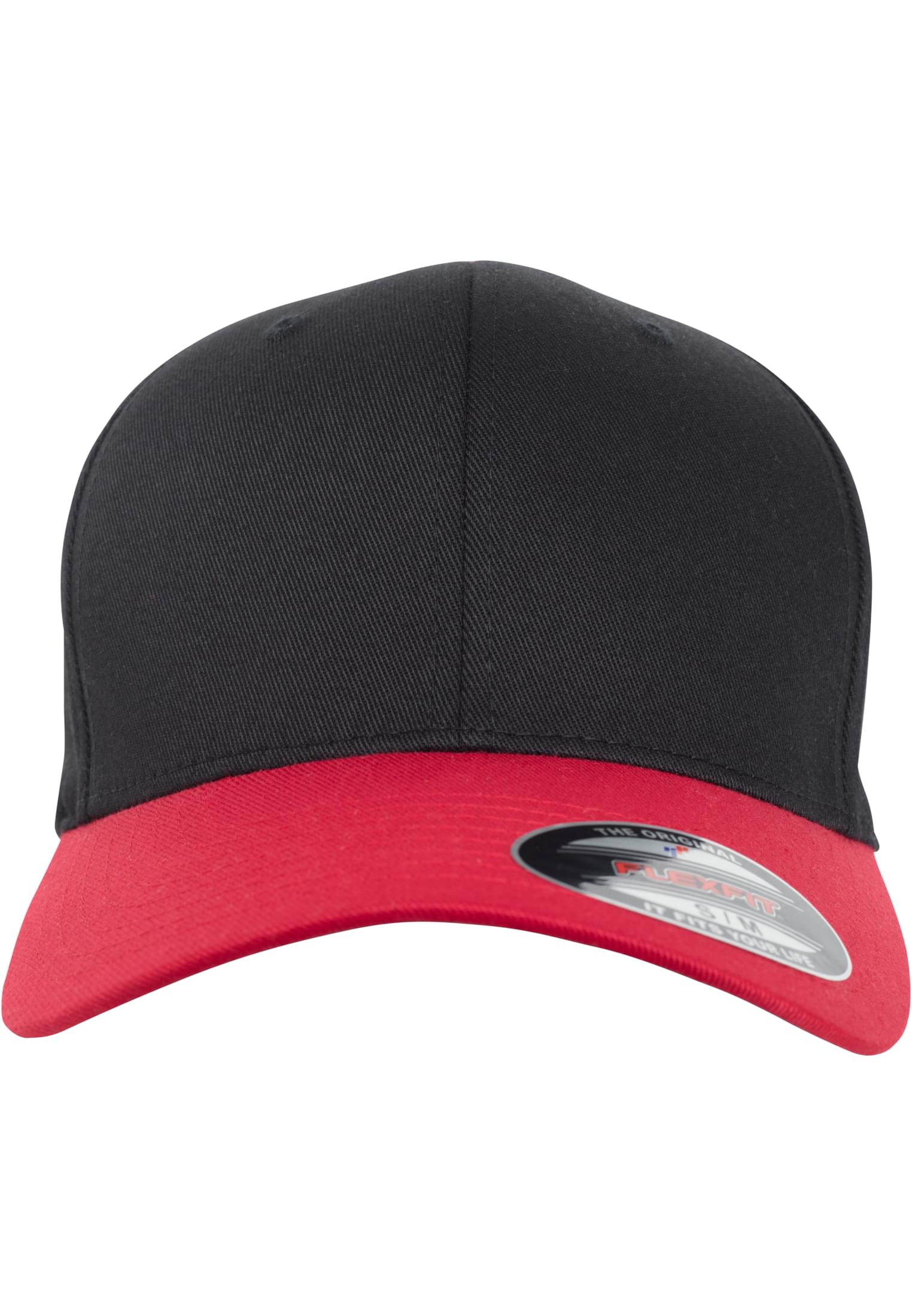 Flexfit Wooly Combed 2-Tone blk/red | blk/red