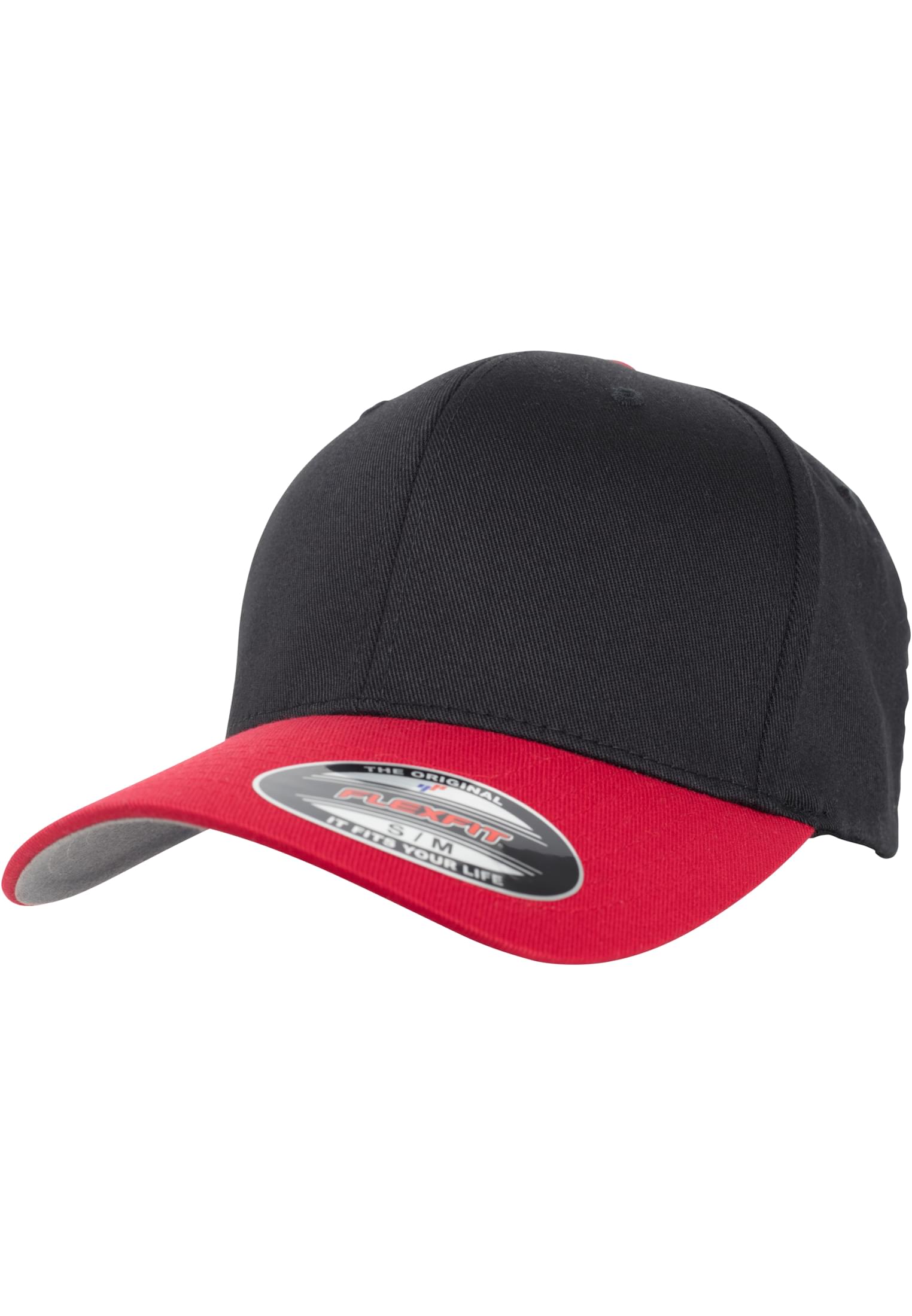 Flexfit Wooly Combed 2-Tone blk/red | blk/red