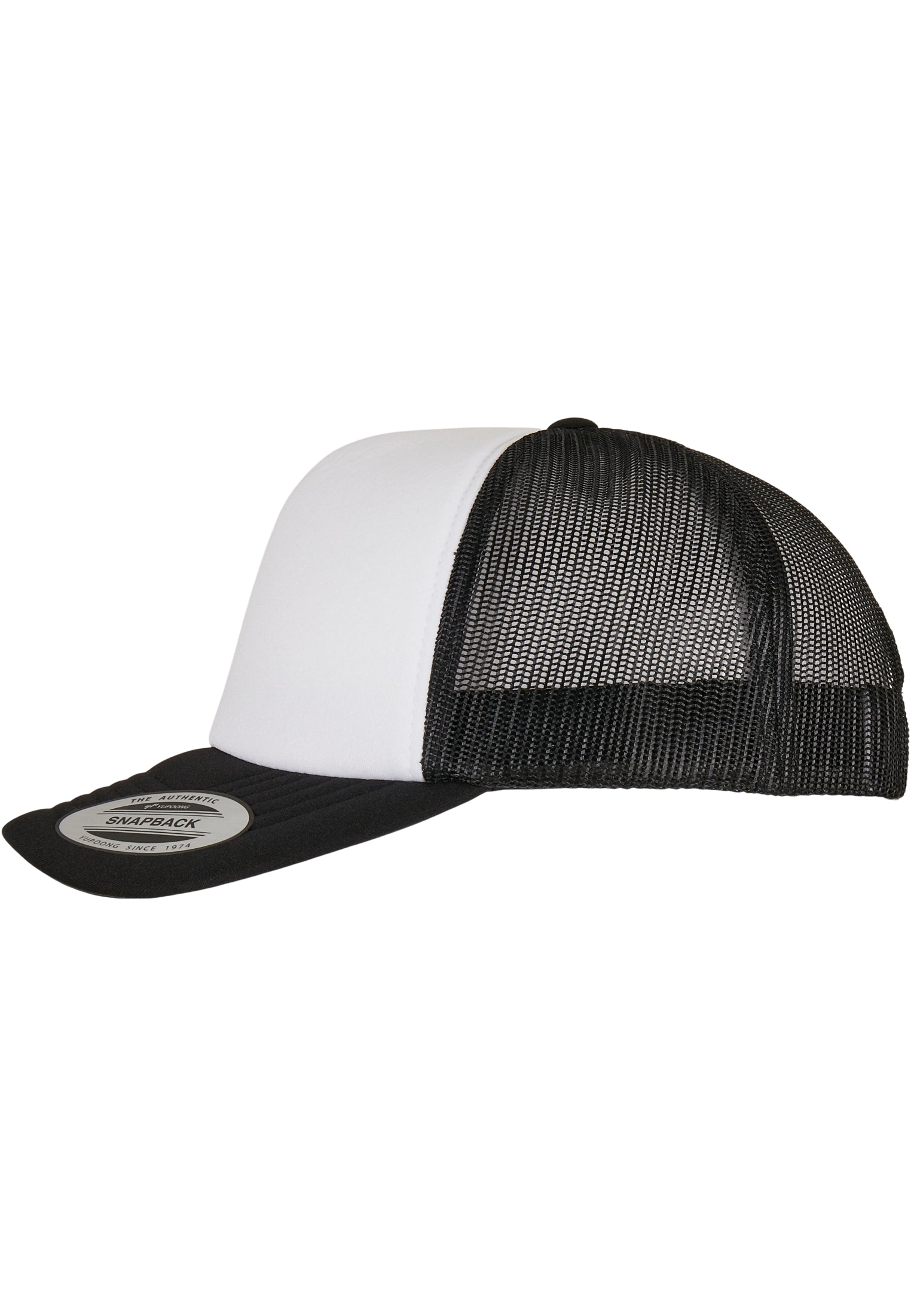 YP Classics® Curved Foam Trucker Cap – White Front black/white/black | black/white/black