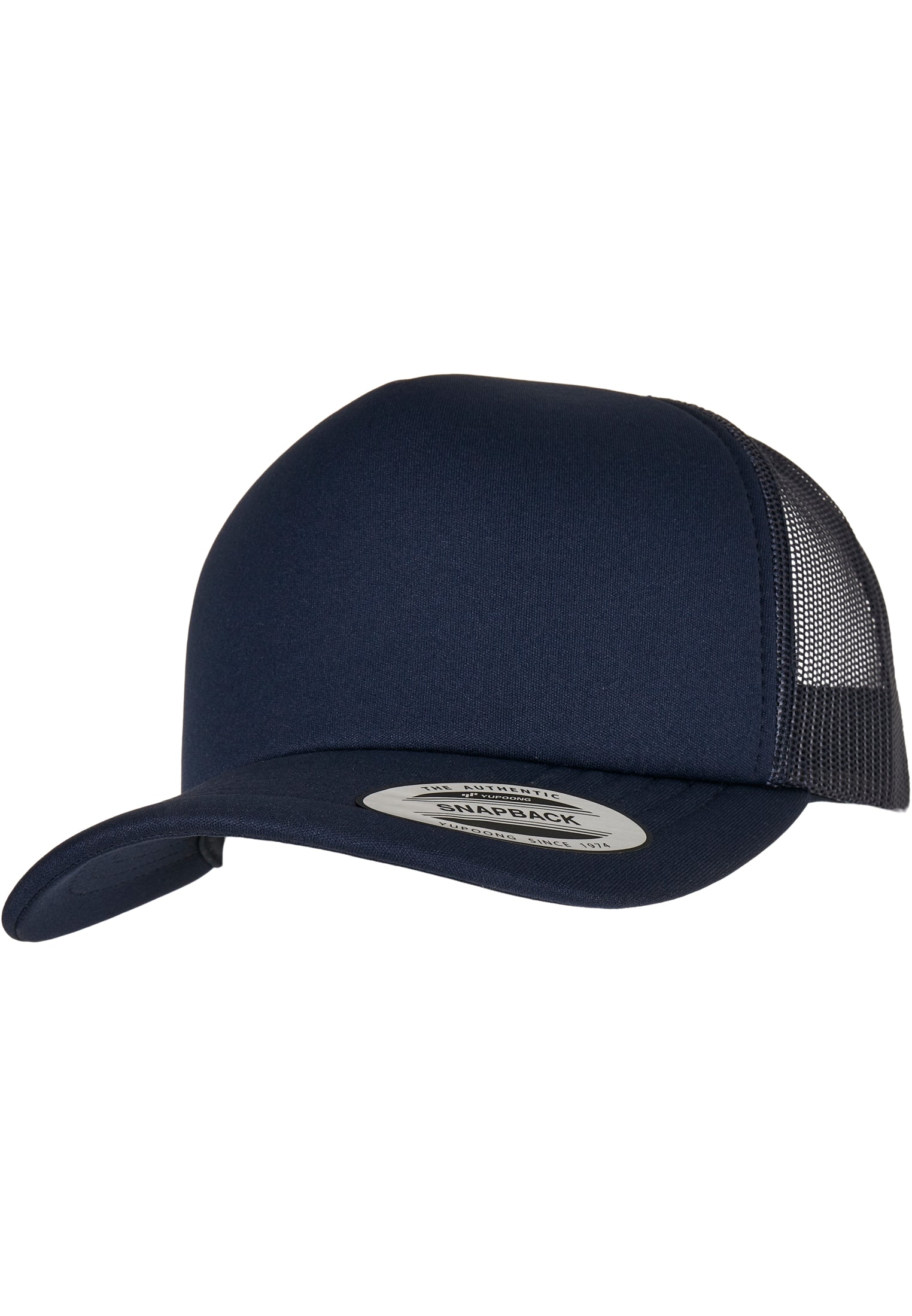 YP Classics® Classic Curved Visor Foam Trucker Cap navy | navy