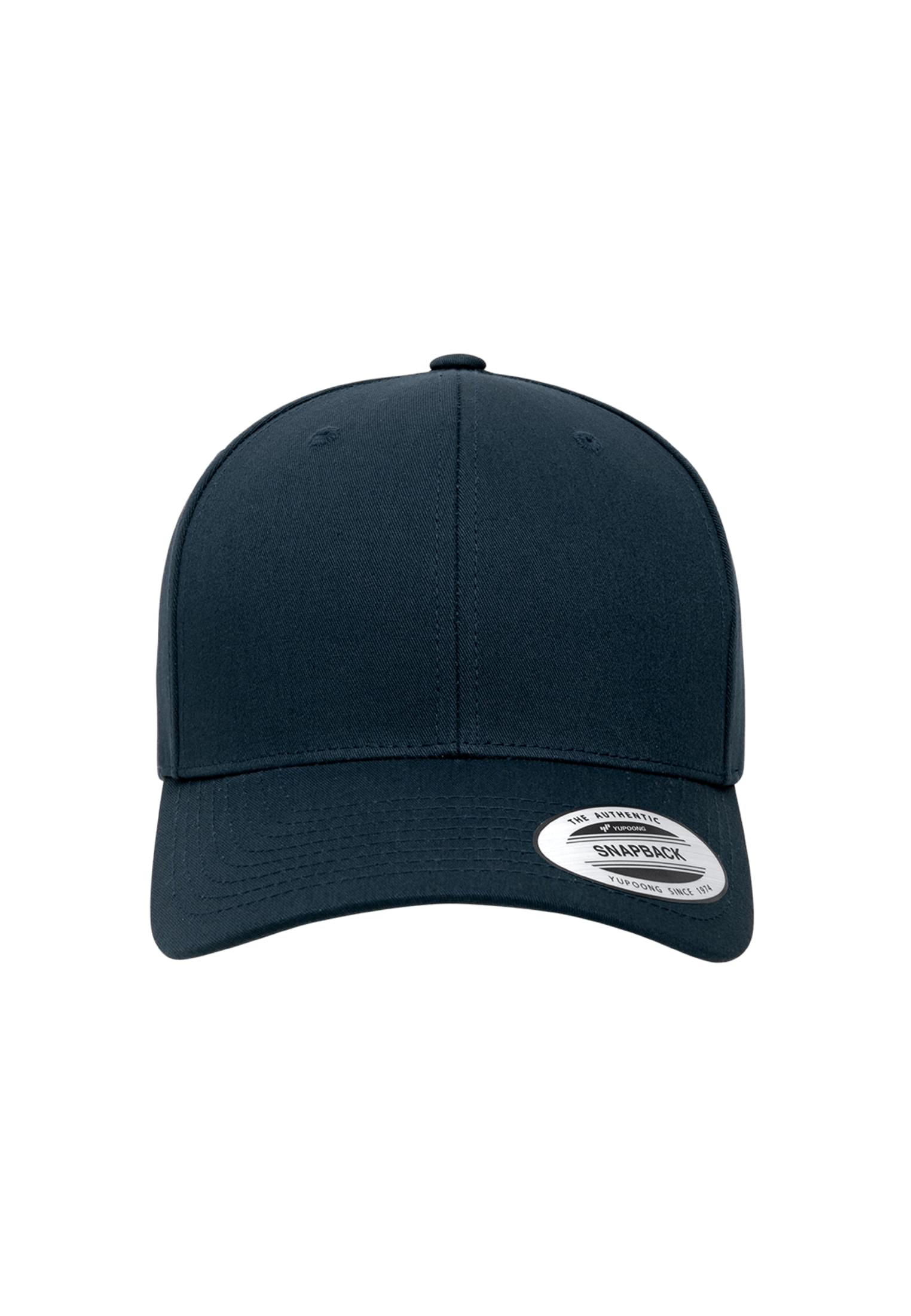Retro Cotton Blend Snapback navy | navy