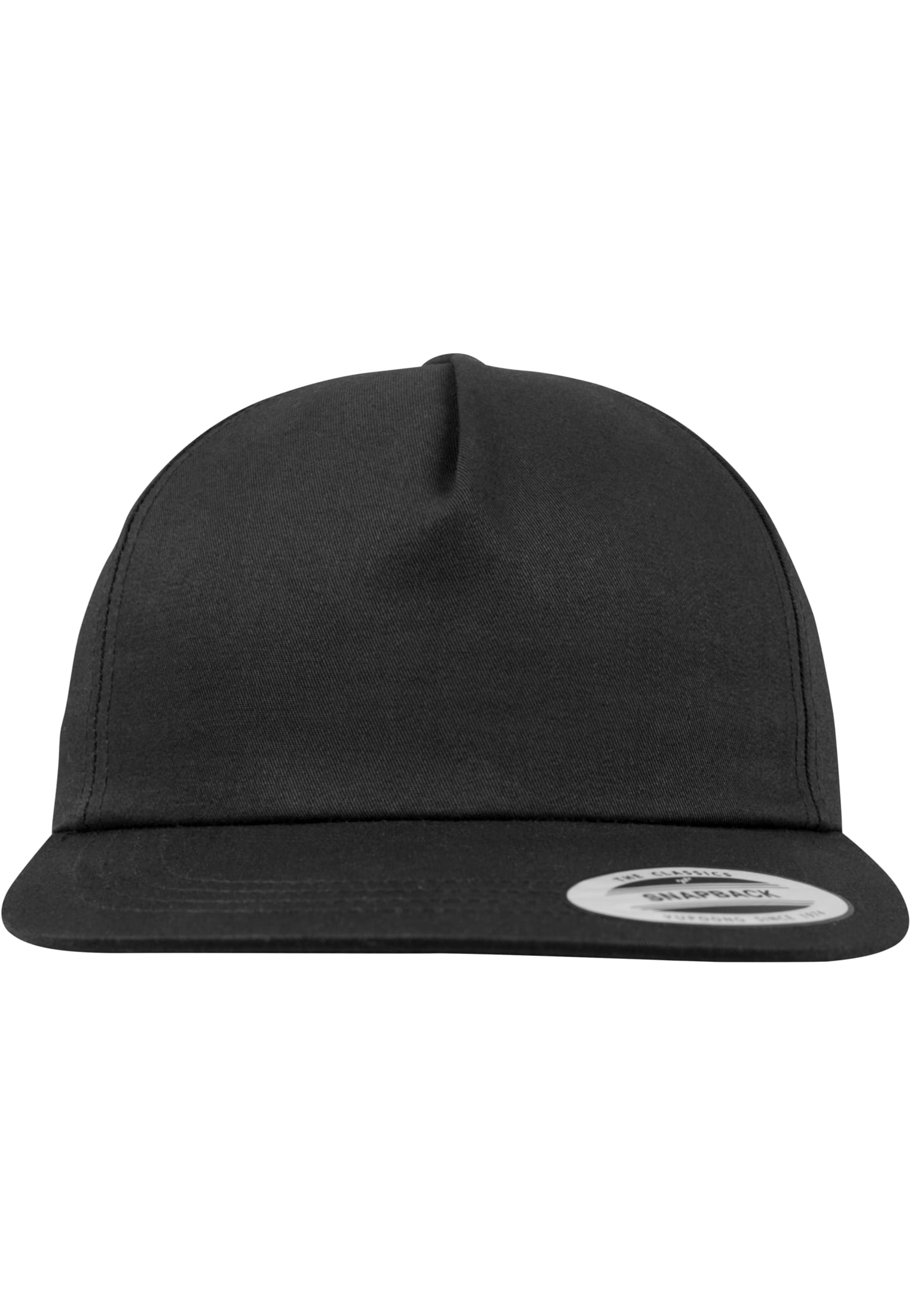 Unstructured 5-Panel Snapback black | black