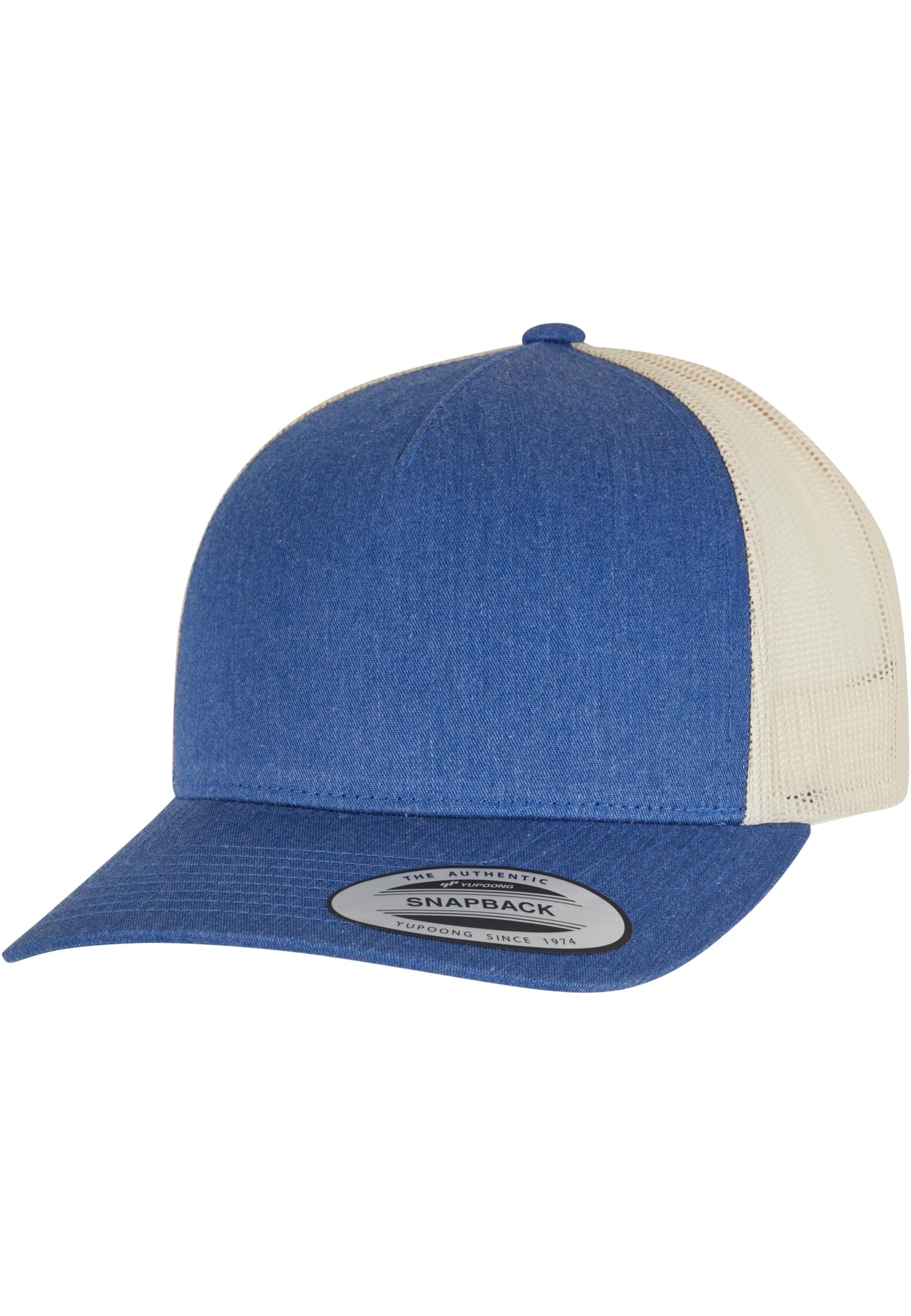 5-Panel Retro Trucker 2-Tone Cap blue/beige | blue/beige