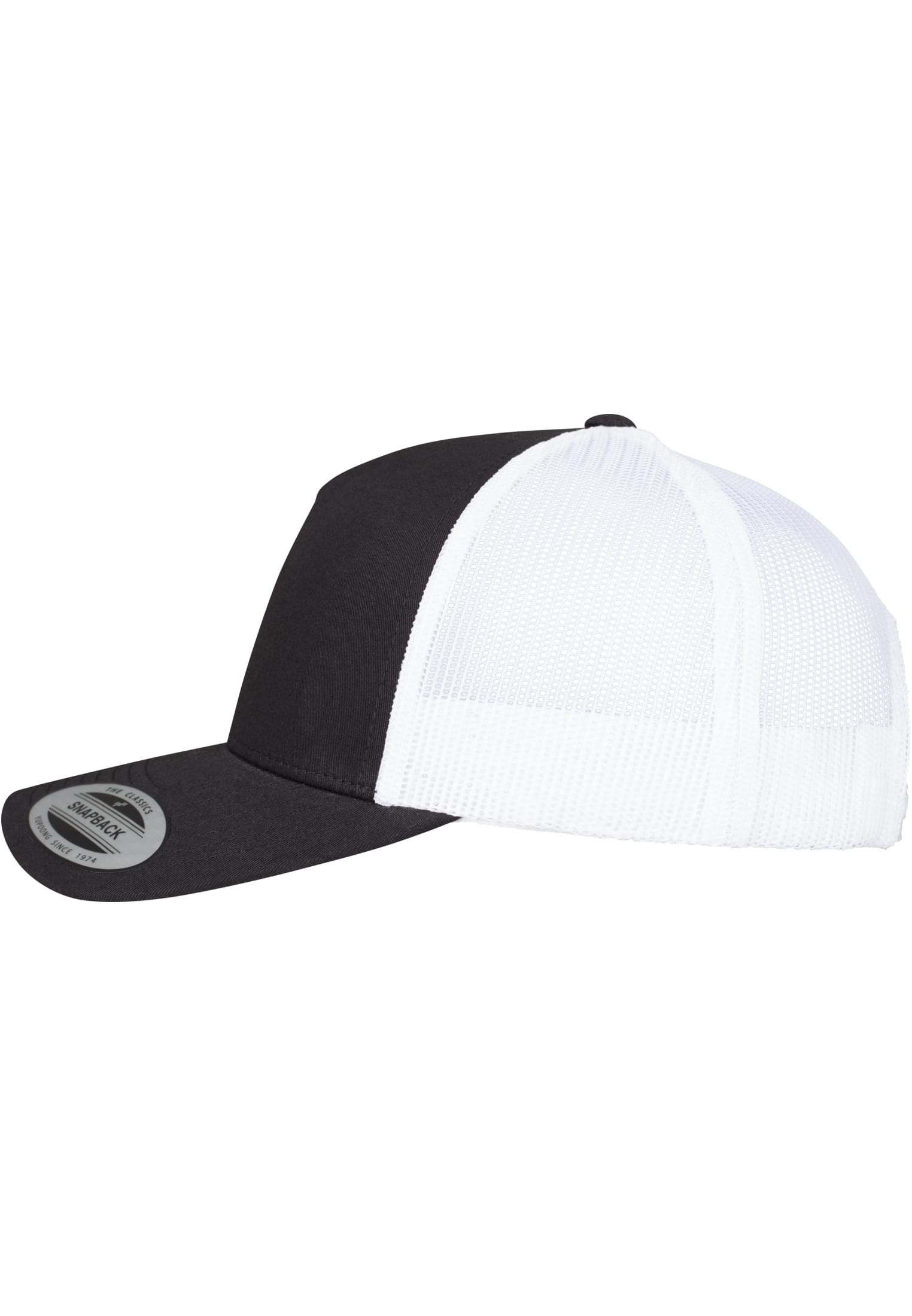 5-Panel Retro Trucker 2-Tone Cap blk/wht | blk/wht