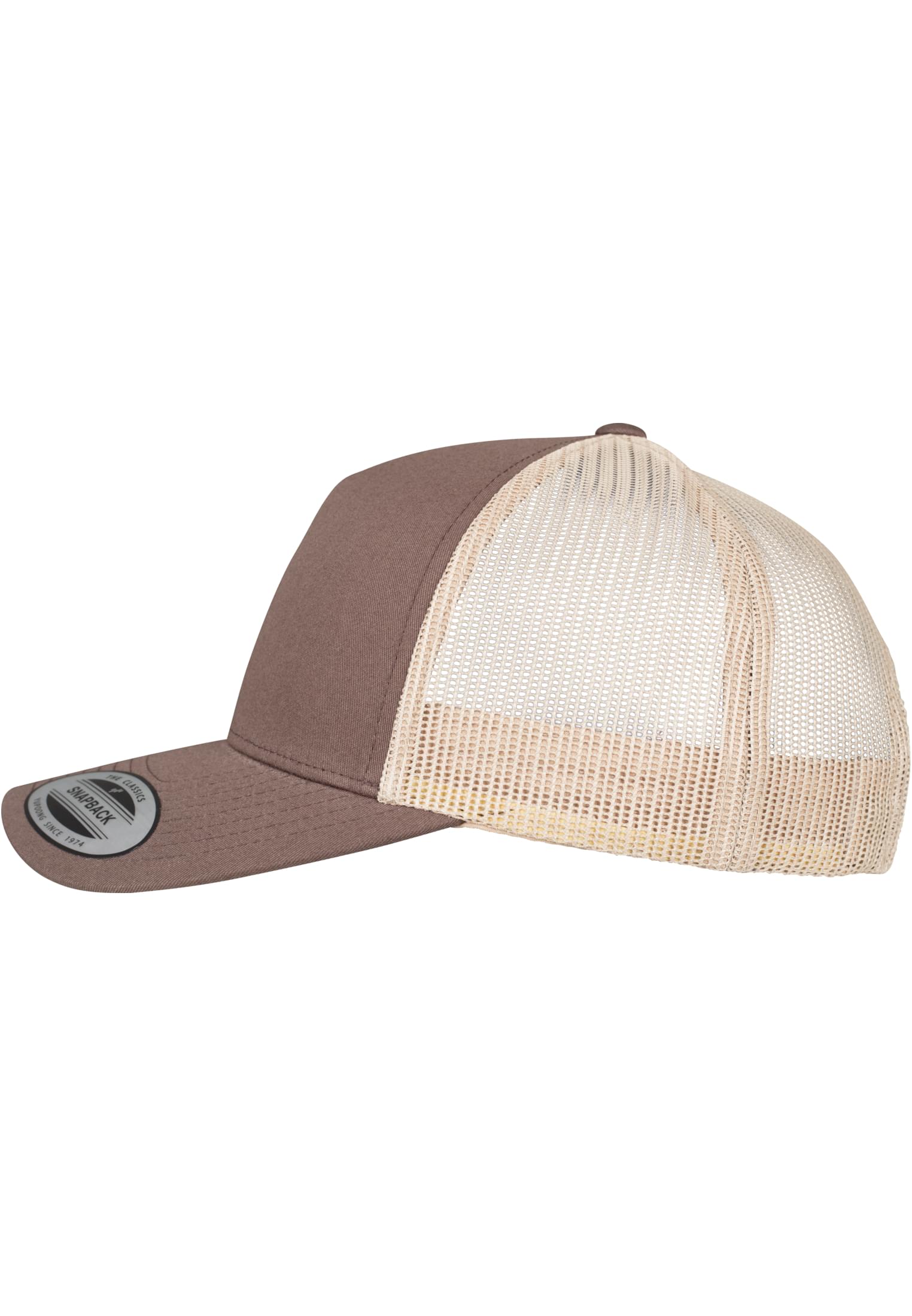 5-Panel Retro Trucker 2-Tone Cap brn/khaki | brn/khaki
