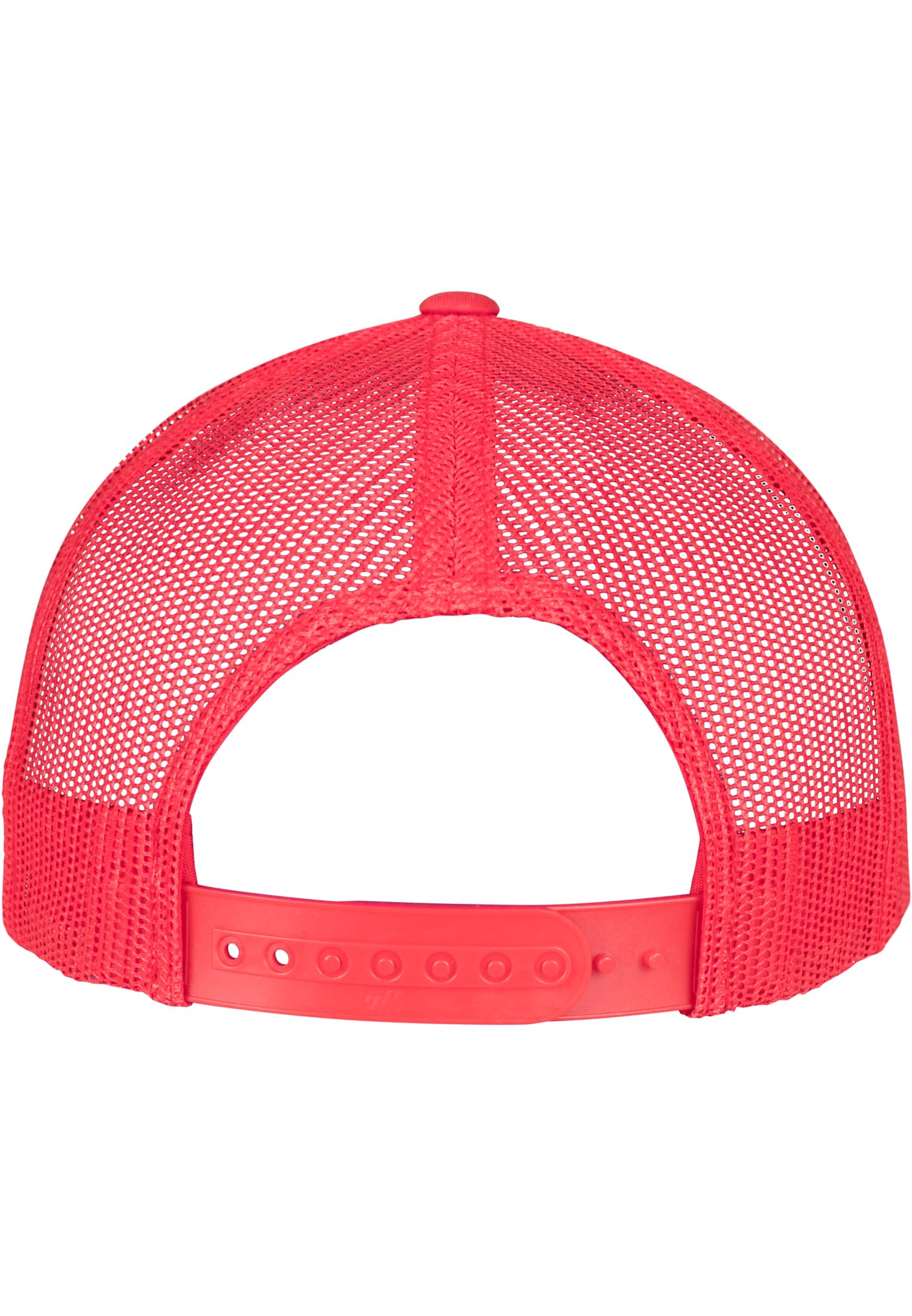 5-Panel Retro Trucker Cap red | red