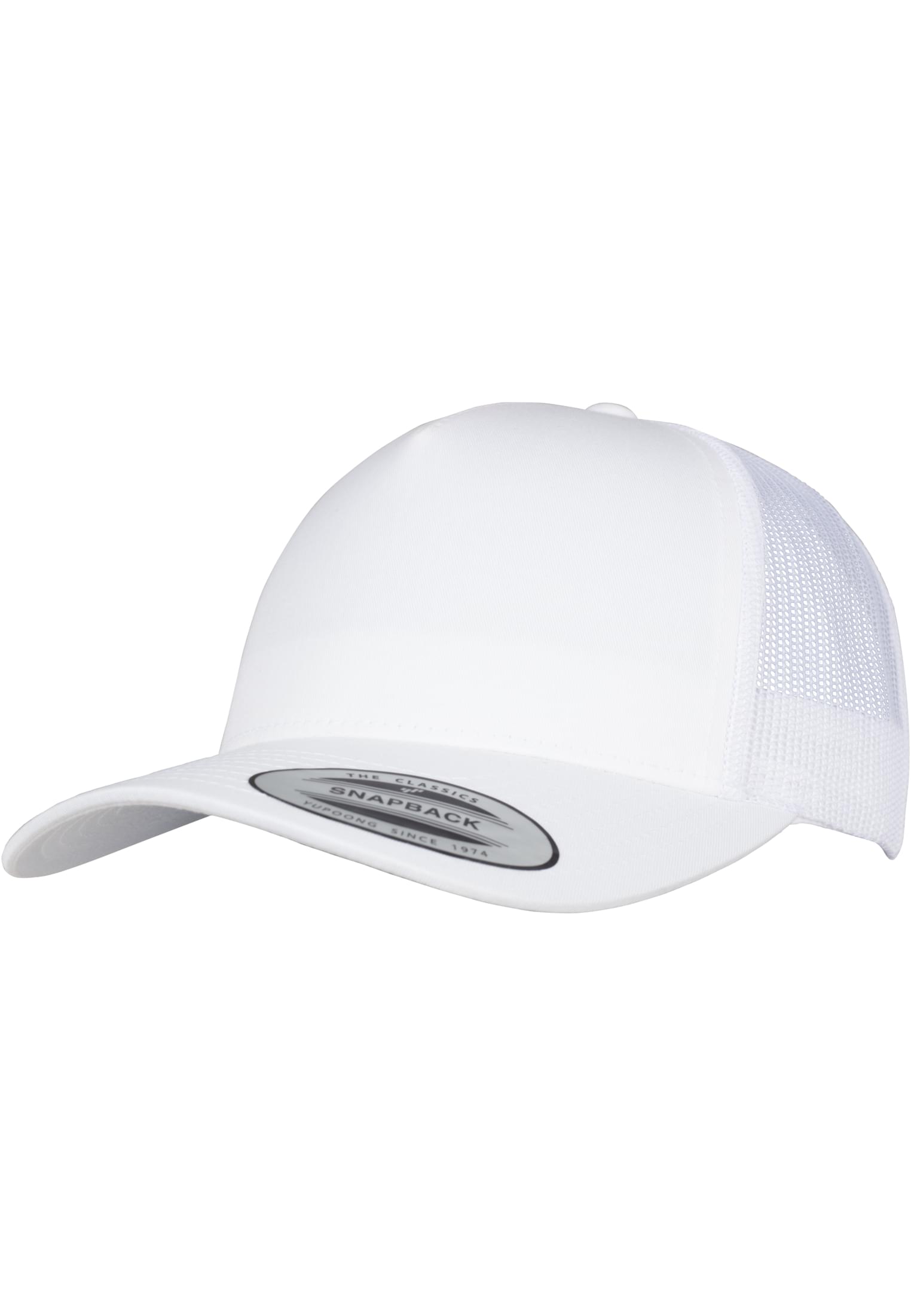 5-Panel Retro Trucker Cap white | white