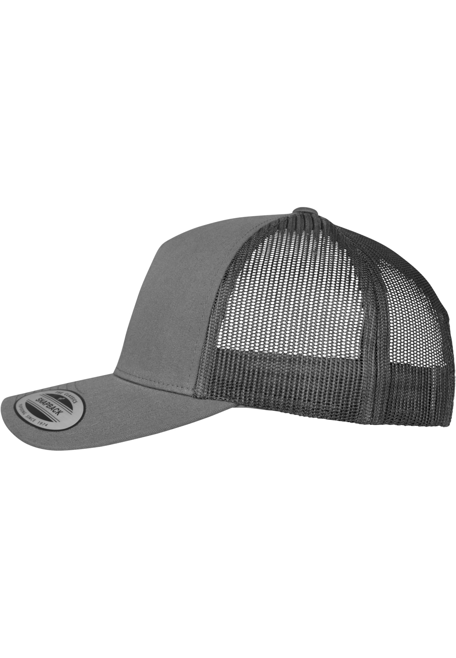 5-Panel Retro Trucker Cap charcoal | charcoal