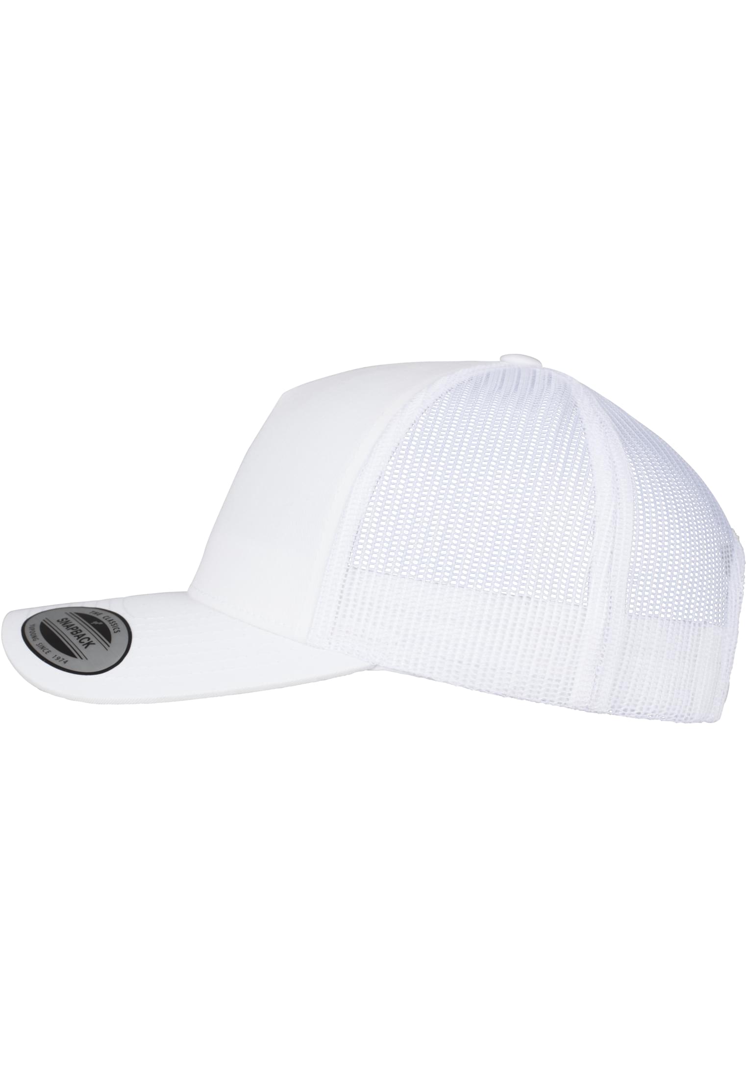 5-Panel Retro Trucker Cap white | white