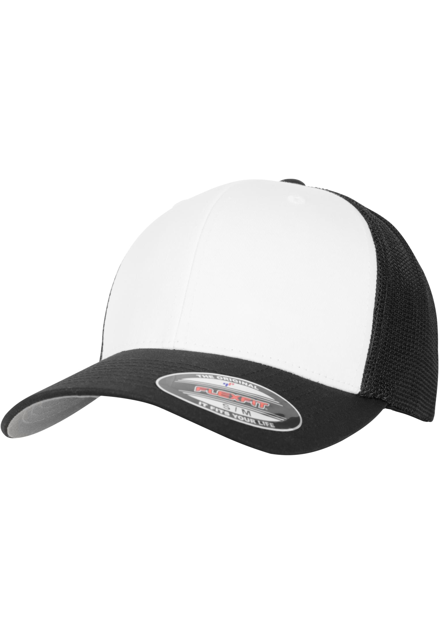 Flexfit Mesh Colored Front blk/wht/blk | blk/wht/blk