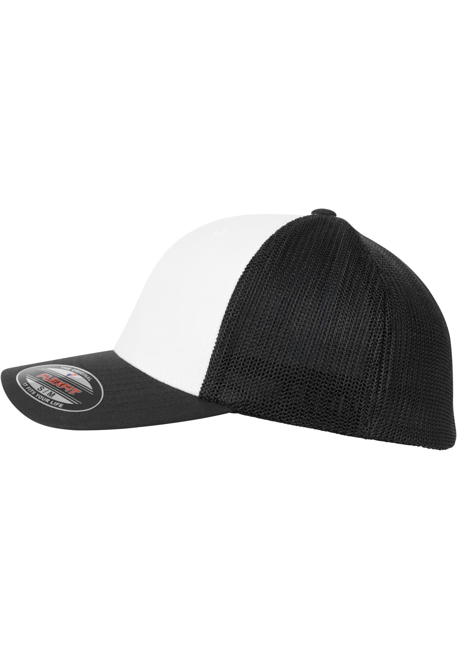Flexfit Mesh Colored Front blk/wht/blk | blk/wht/blk