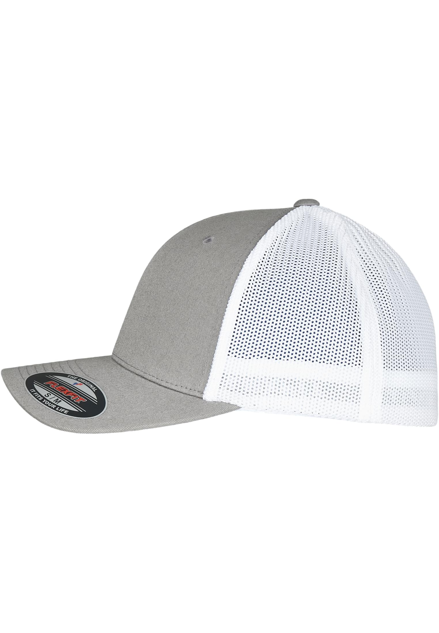 Flexfit Trucker Recycled Mesh grey/white | grey/white
