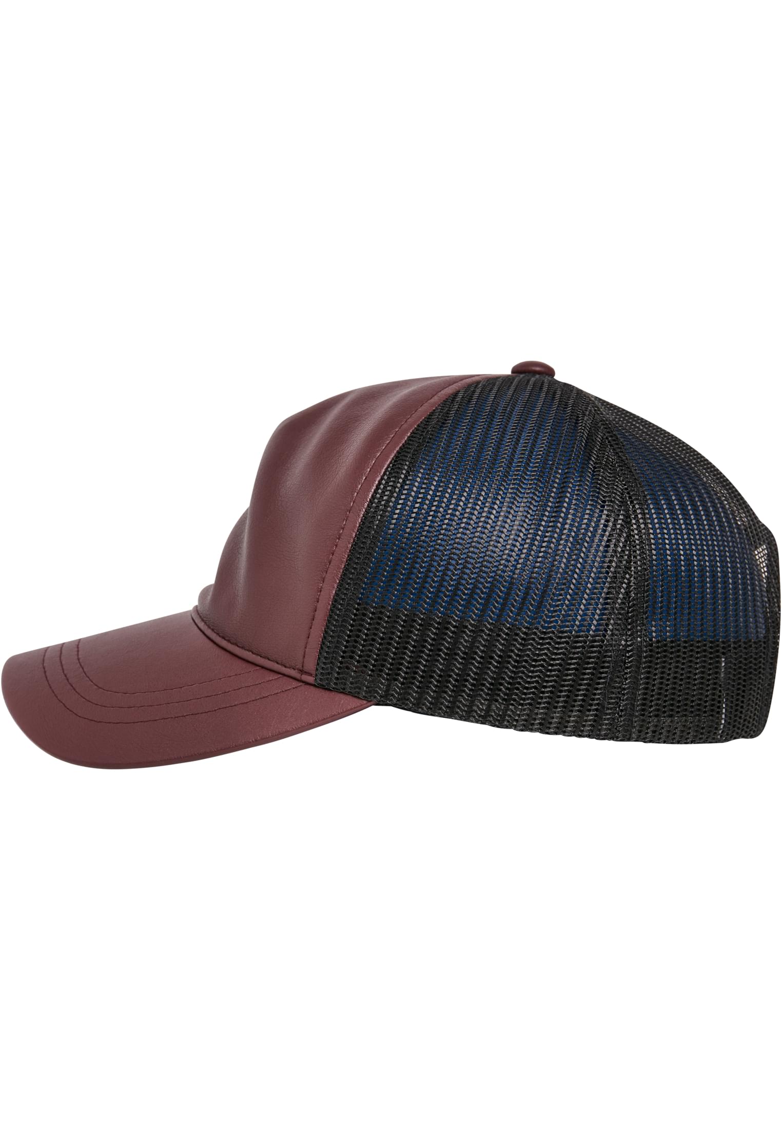 Synthetic Leather Trucker maroon/blk | maroon/blk