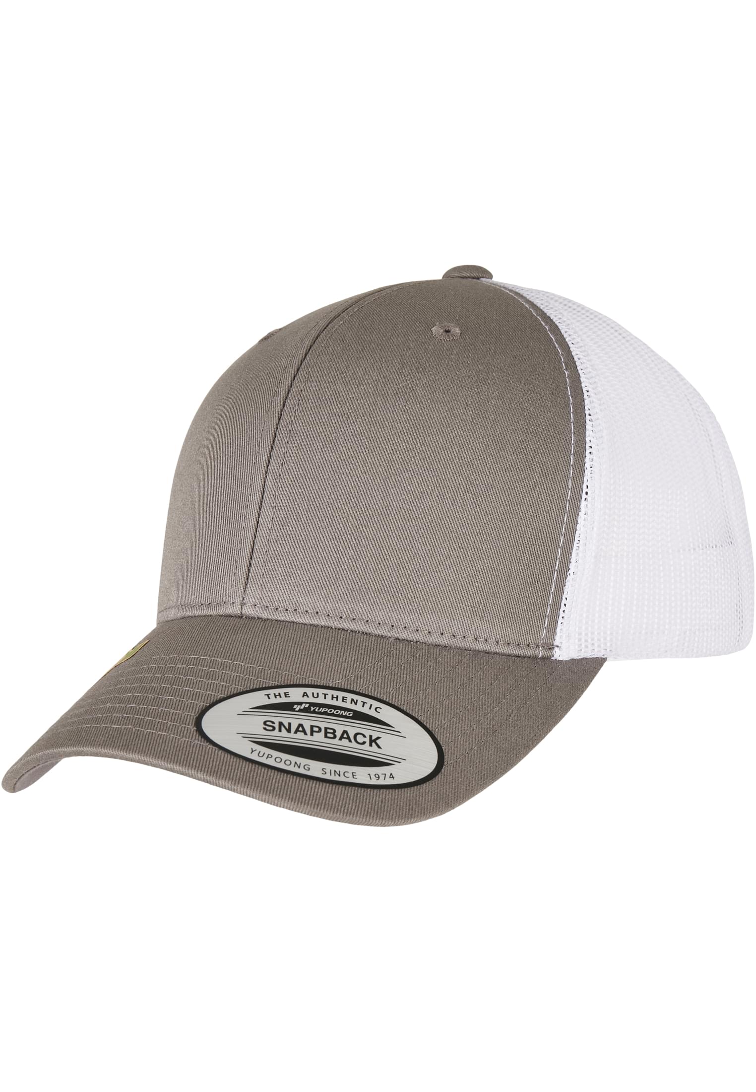 YP CLASSICS RECYCLED RETRO TRUCKER CAP 2-TONE grey/white | grey/white