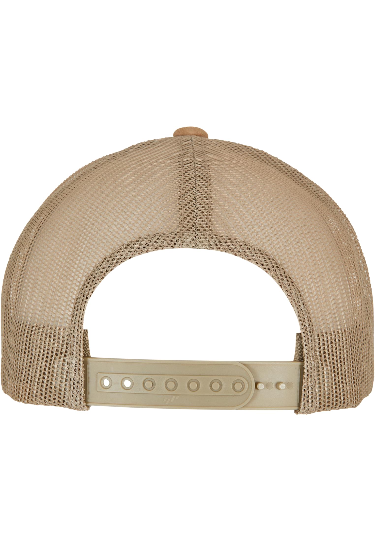 Suede Leather Trucker Cap khaki | khaki