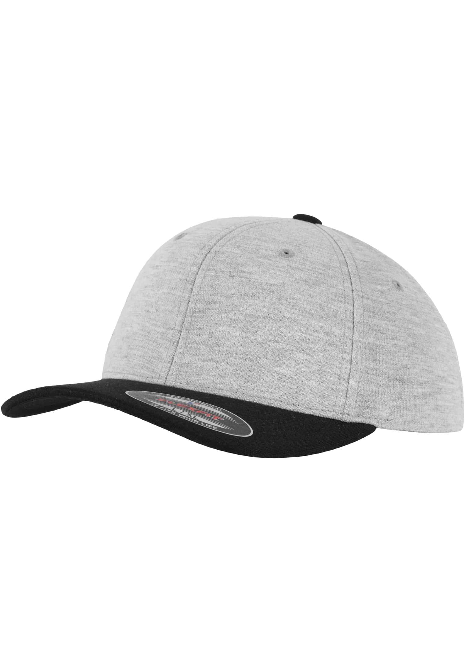 Flexfit Double Jersey 2-Tone gry/blk | gry/blk