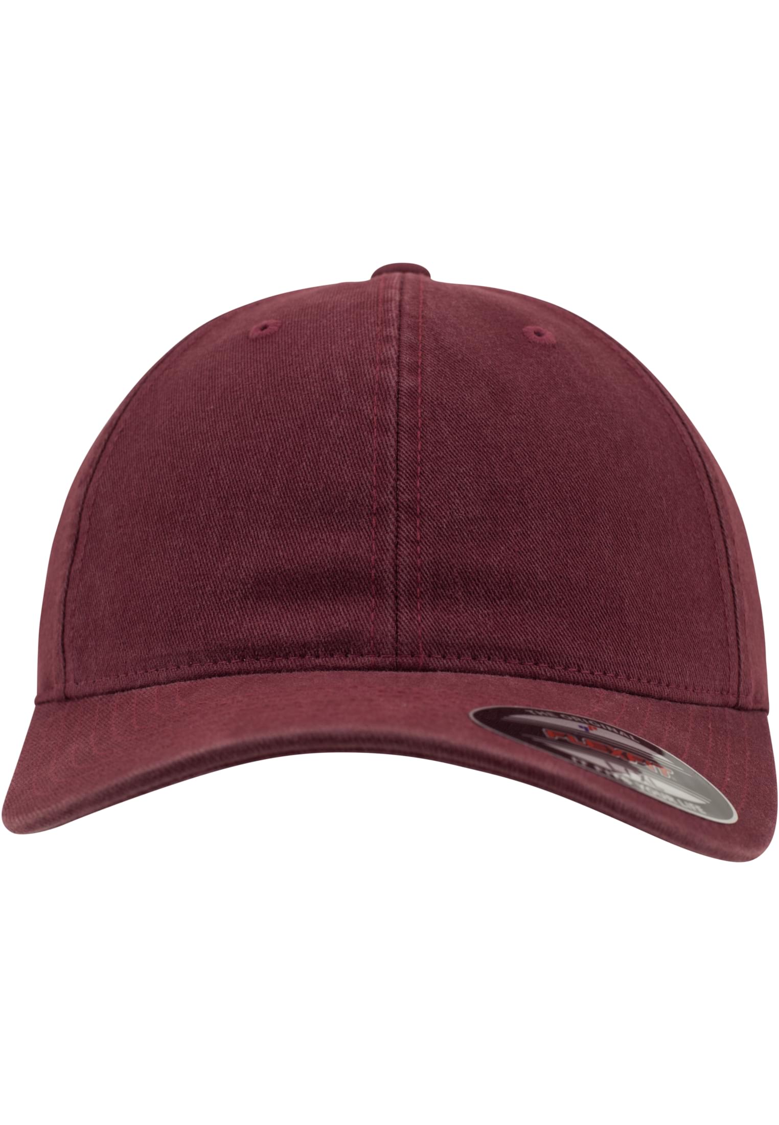 Flexfit Garment Washed Cotton Dad Hat maroon | maroon