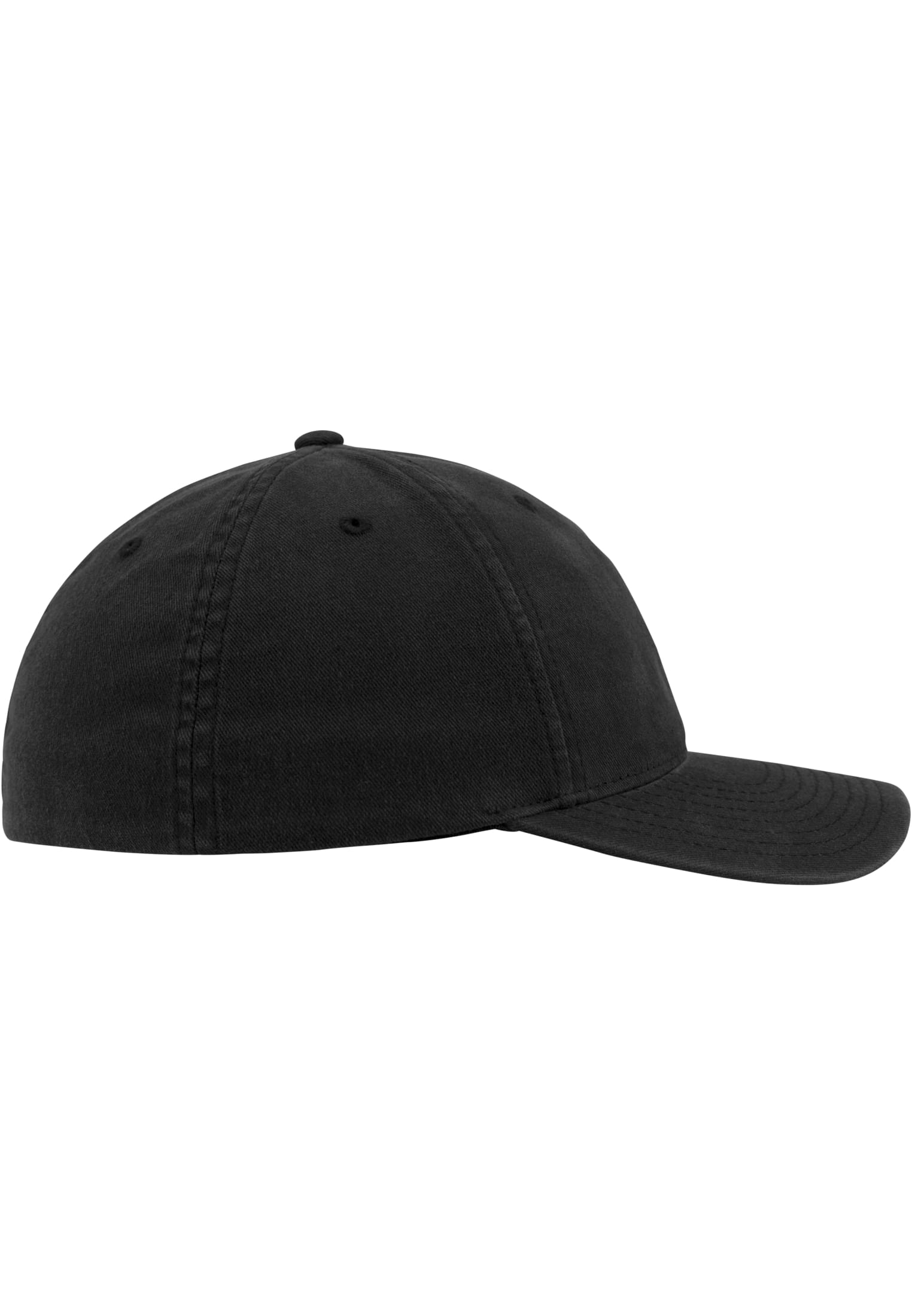Flexfit Garment Washed Cotton Dad Hat black | black