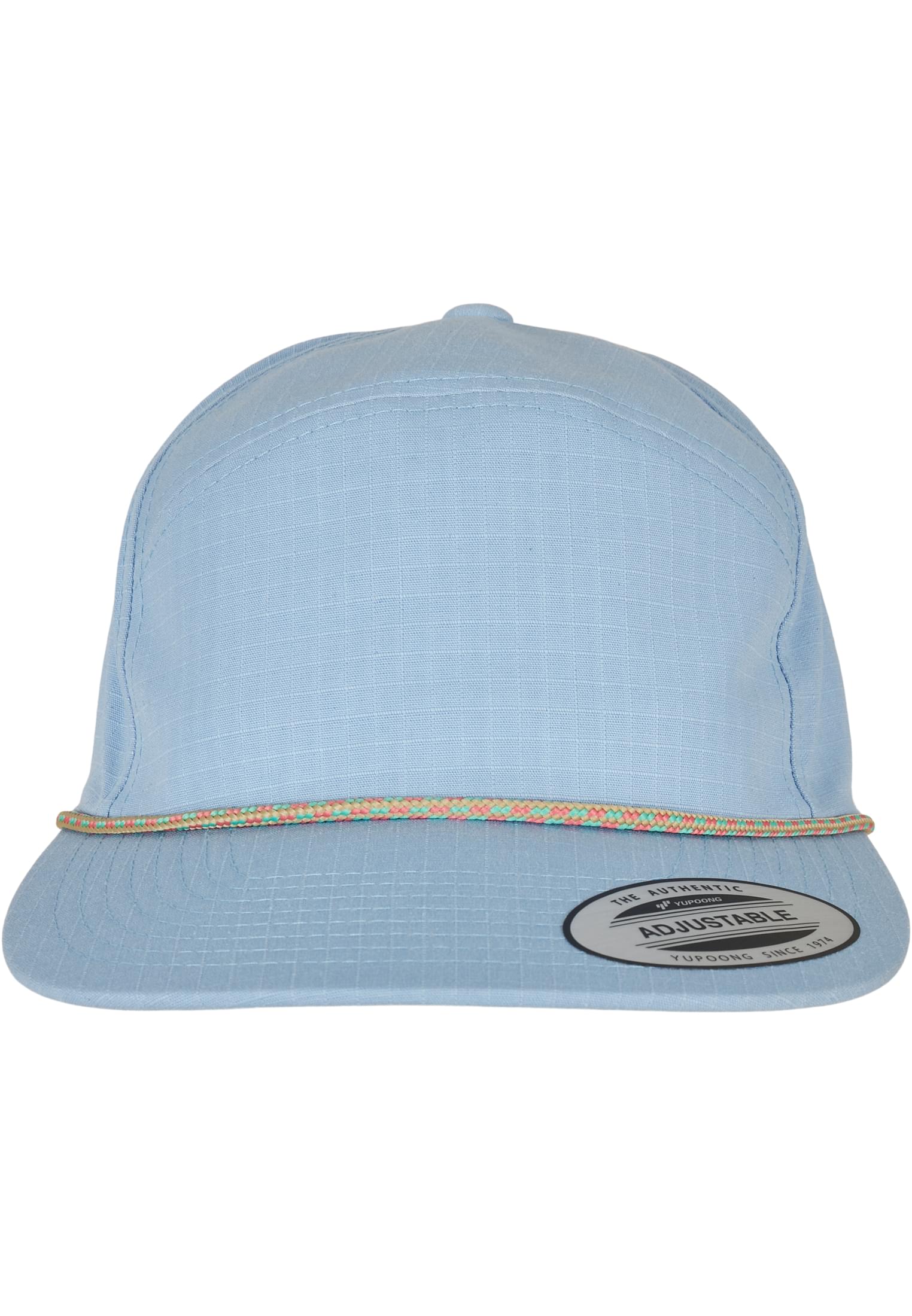 Color Braid Jockey Cap lightblue | lightblue