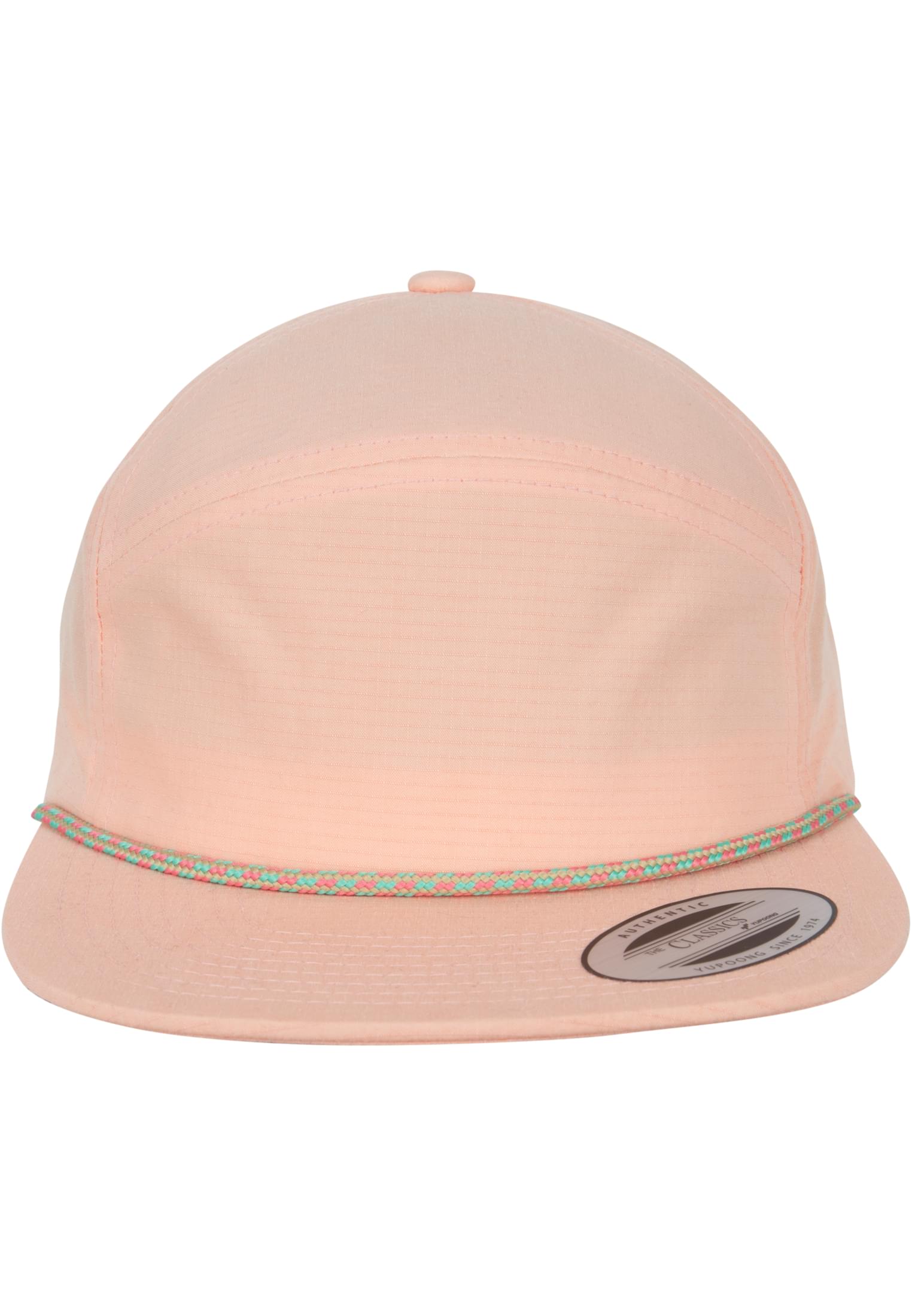 Color Braid Jockey Cap peach | peach