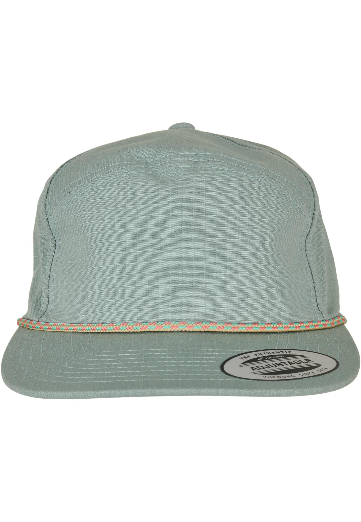 Color Braid Jockey Cap blueish green | blueish green