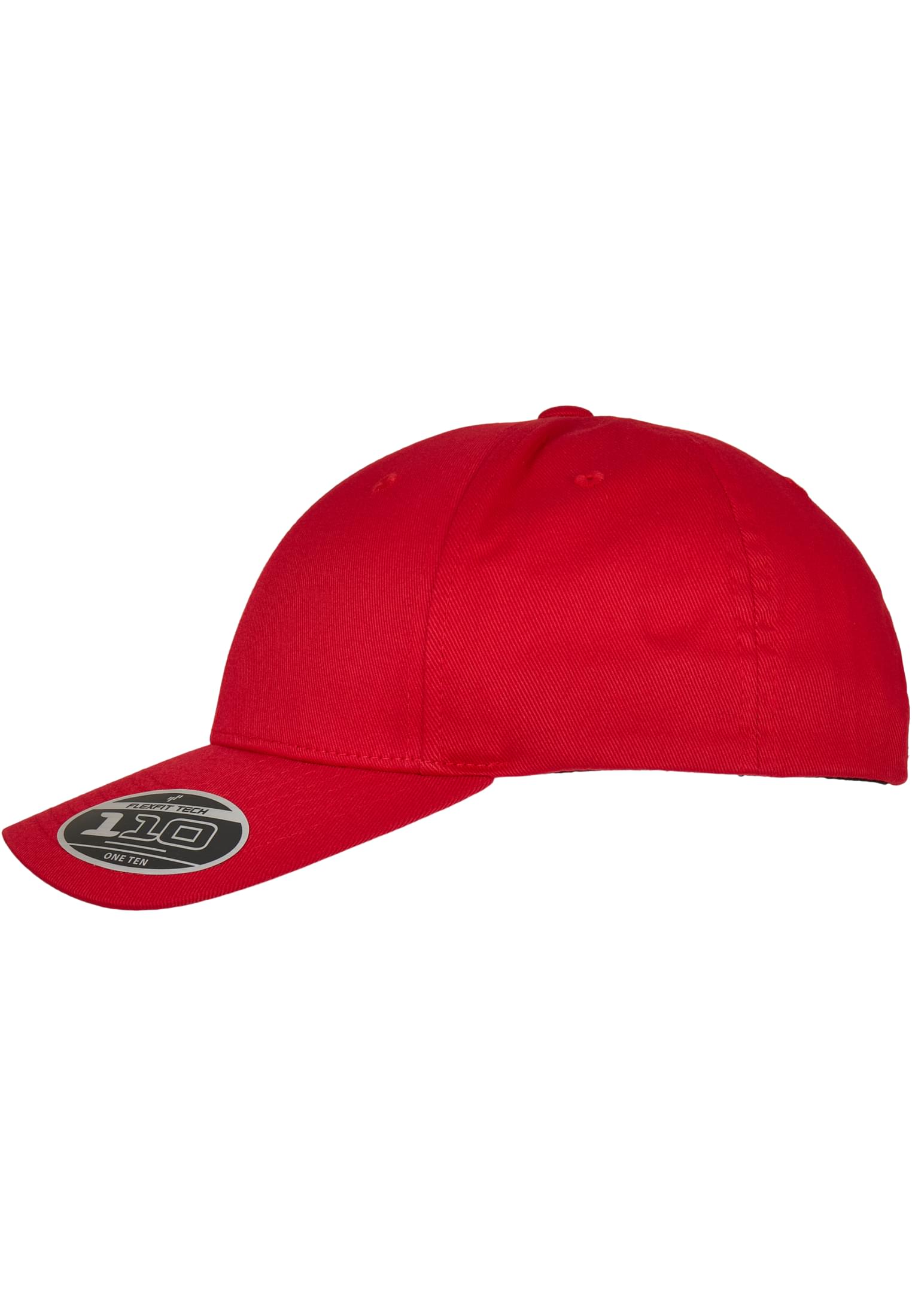 Flexfit 110 Curved Visor Snapback red | red