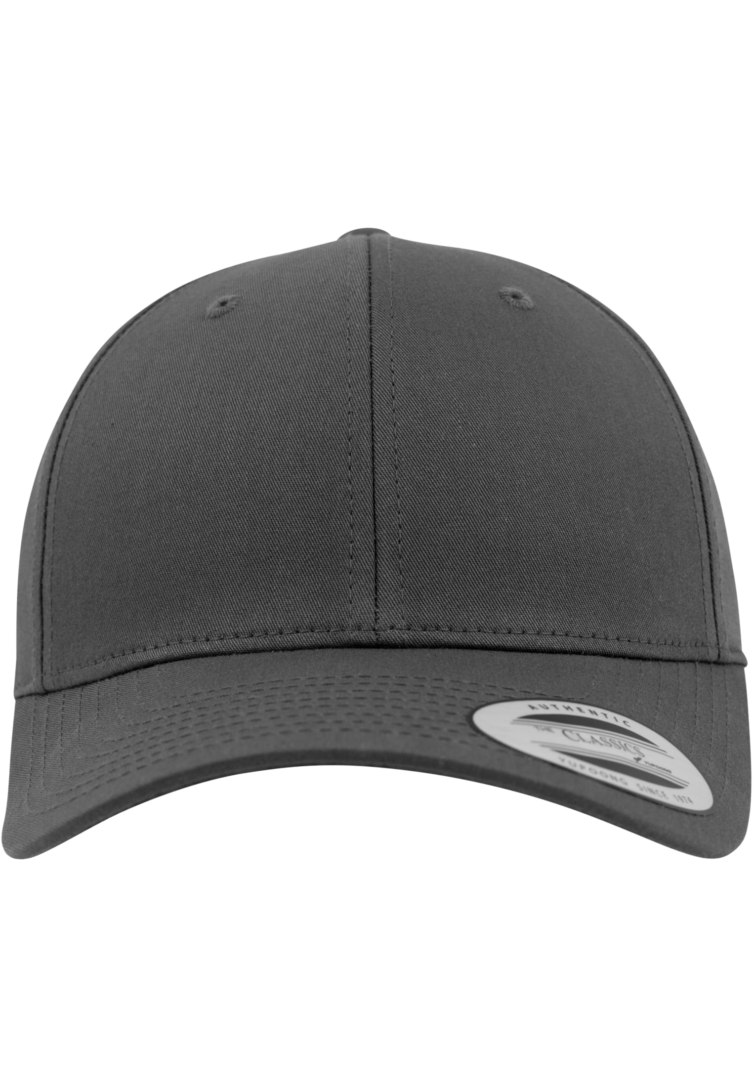 Curved Classic Snapback charcoal | charcoal