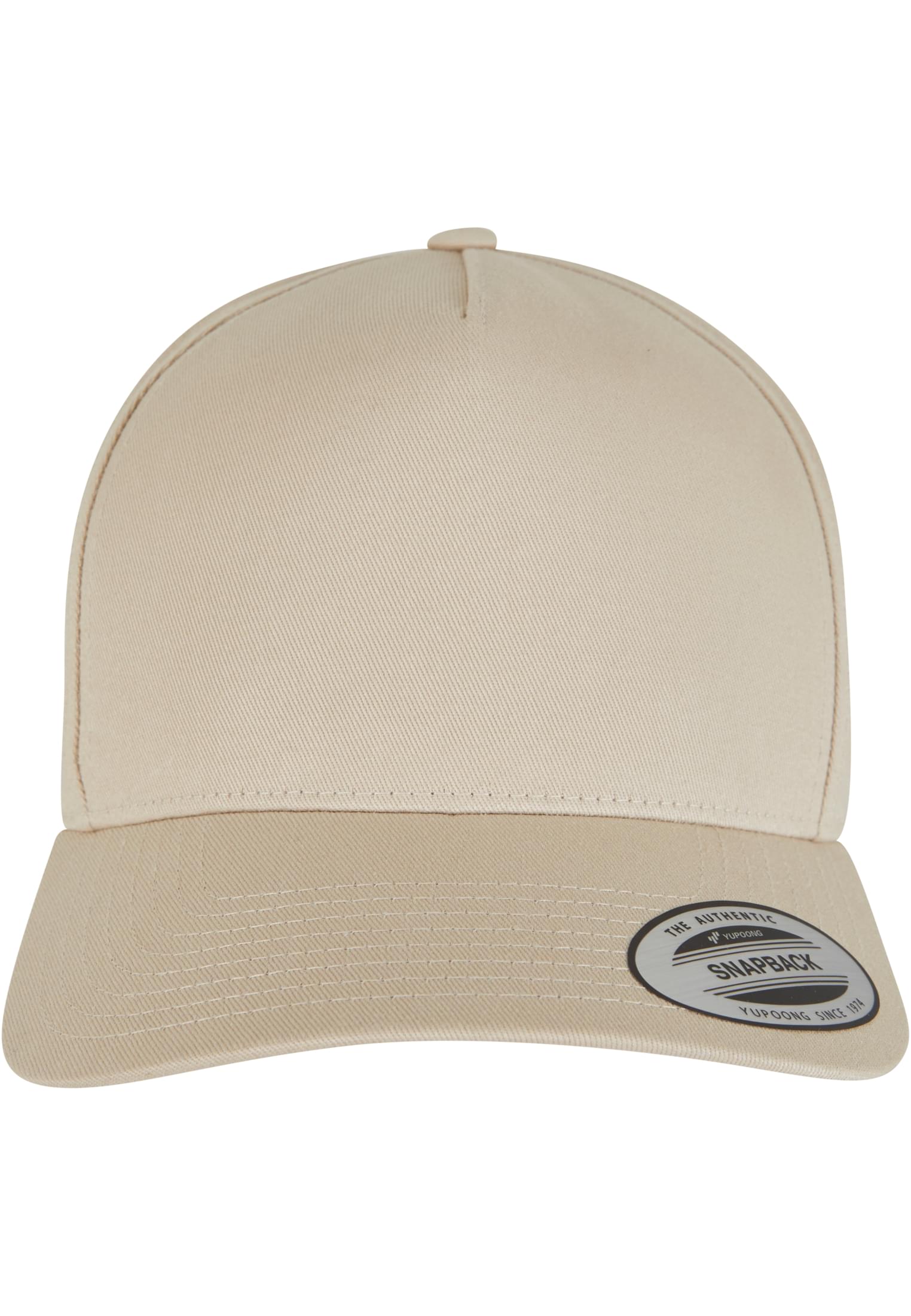 5-Panel Curved Classic Snapback beige | beige