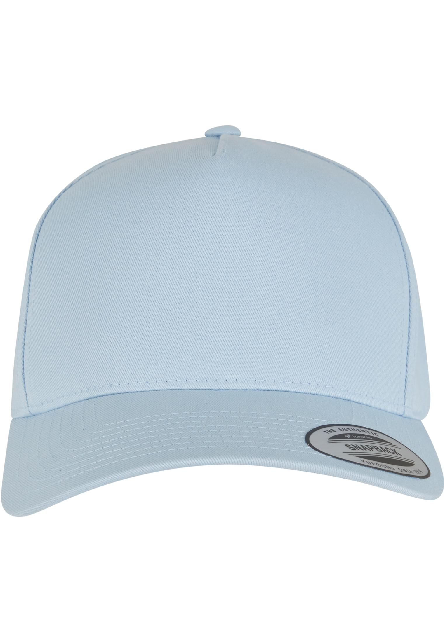 5-Panel Curved Classic Snapback lightblue | lightblue