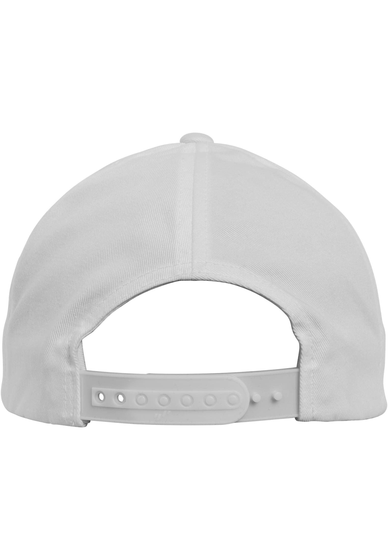 5-Panel Curved Classic Snapback white | white
