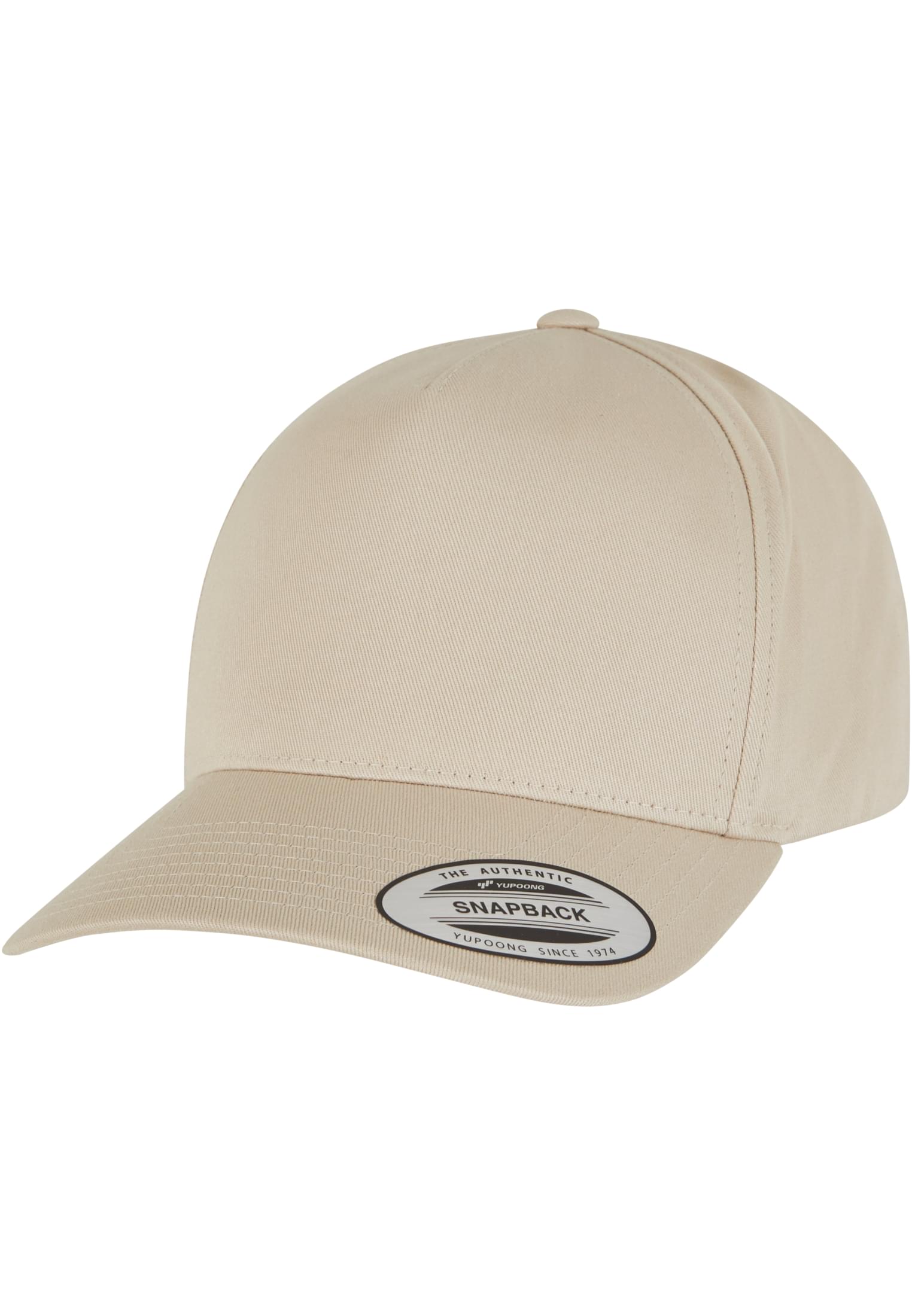 5-Panel Curved Classic Snapback beige | beige