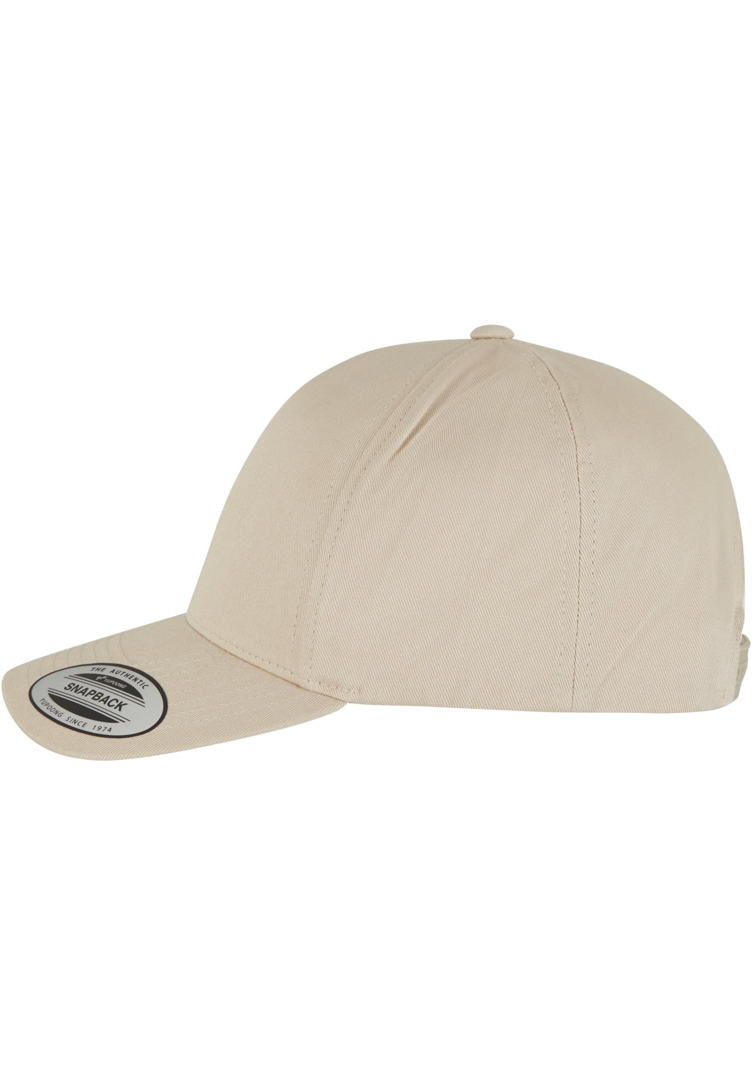 5-Panel Curved Classic Snapback beige | beige