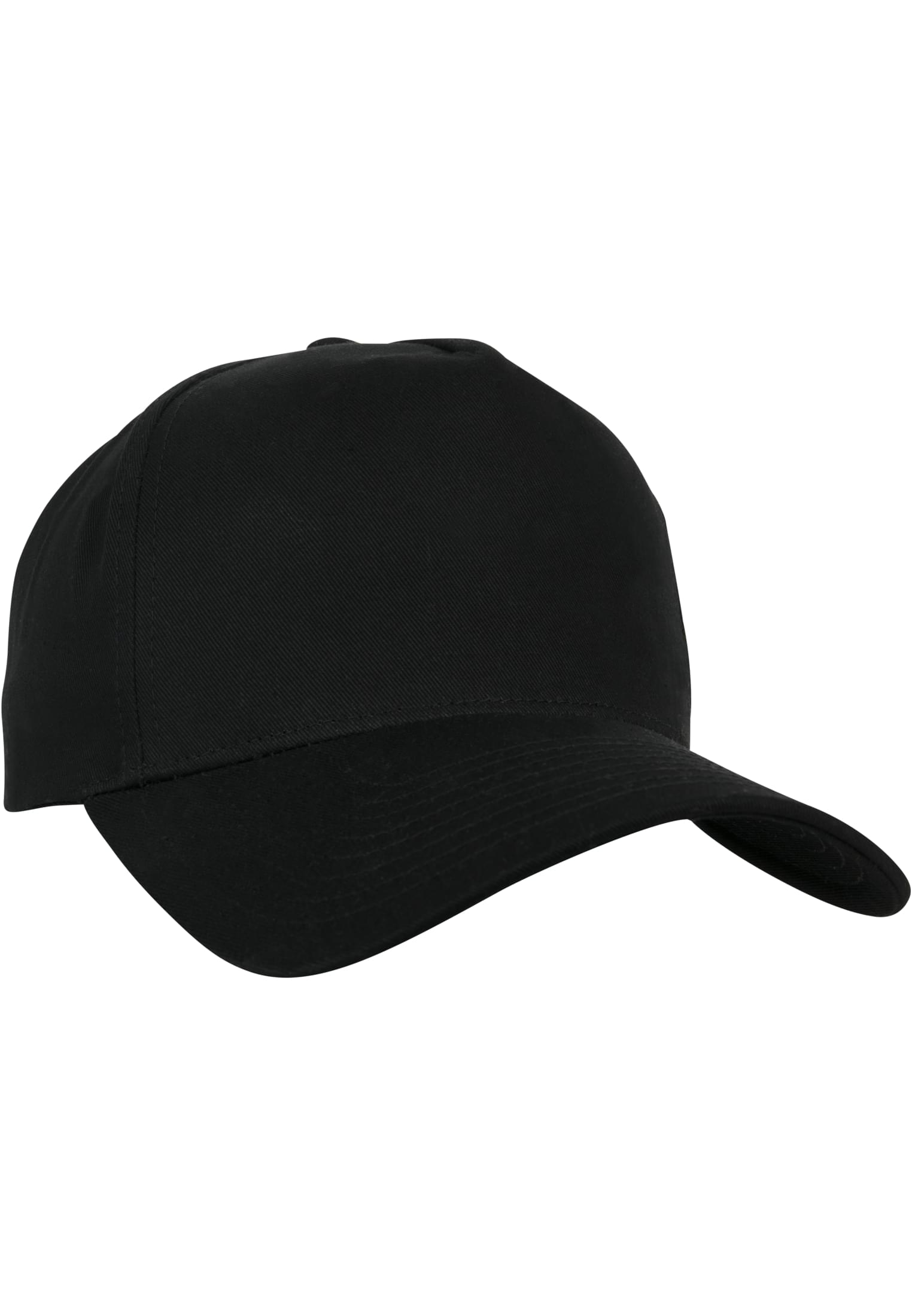 5-Panel Curved Classic Snapback black | black