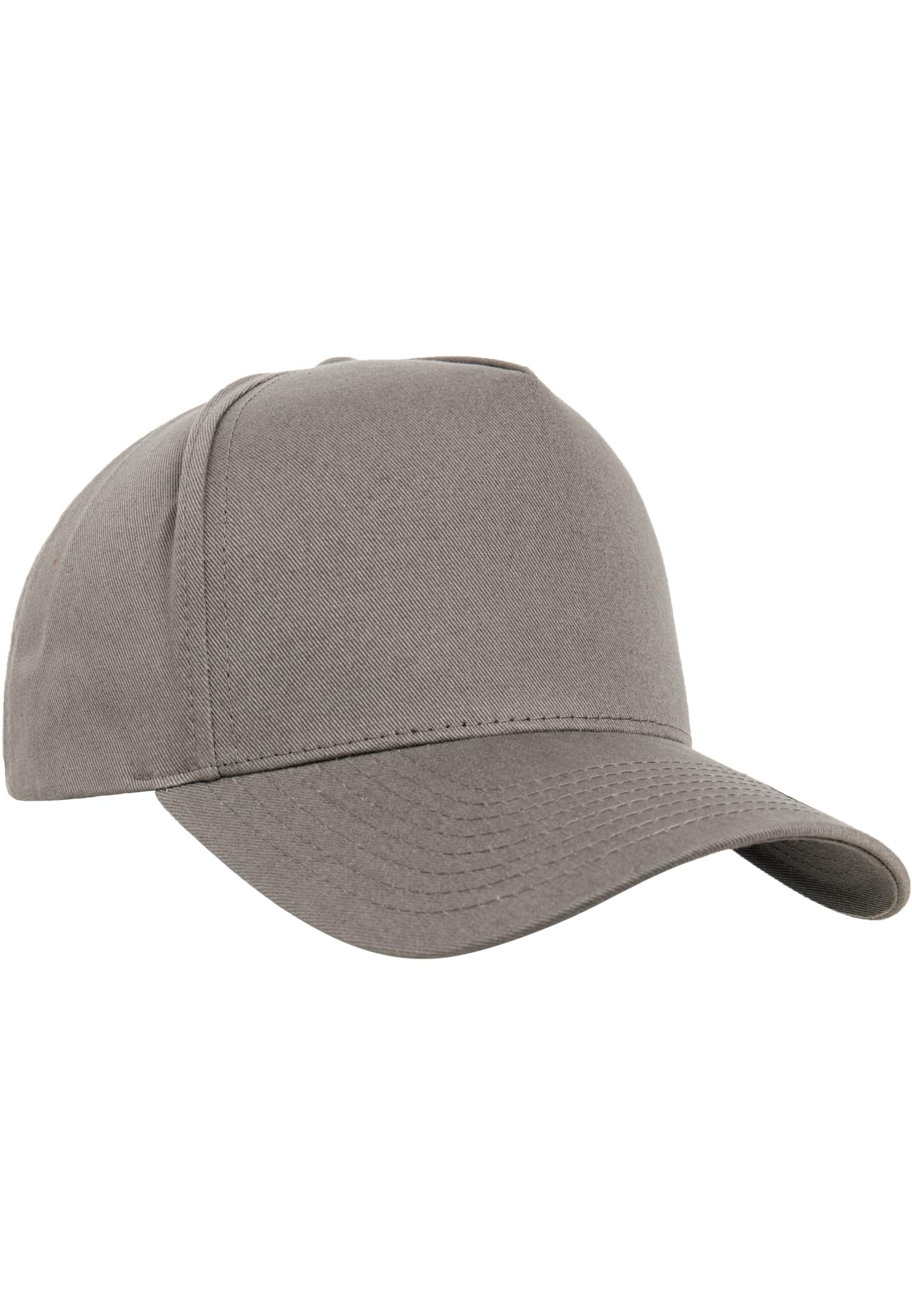 5-Panel Curved Classic Snapback grey | grey