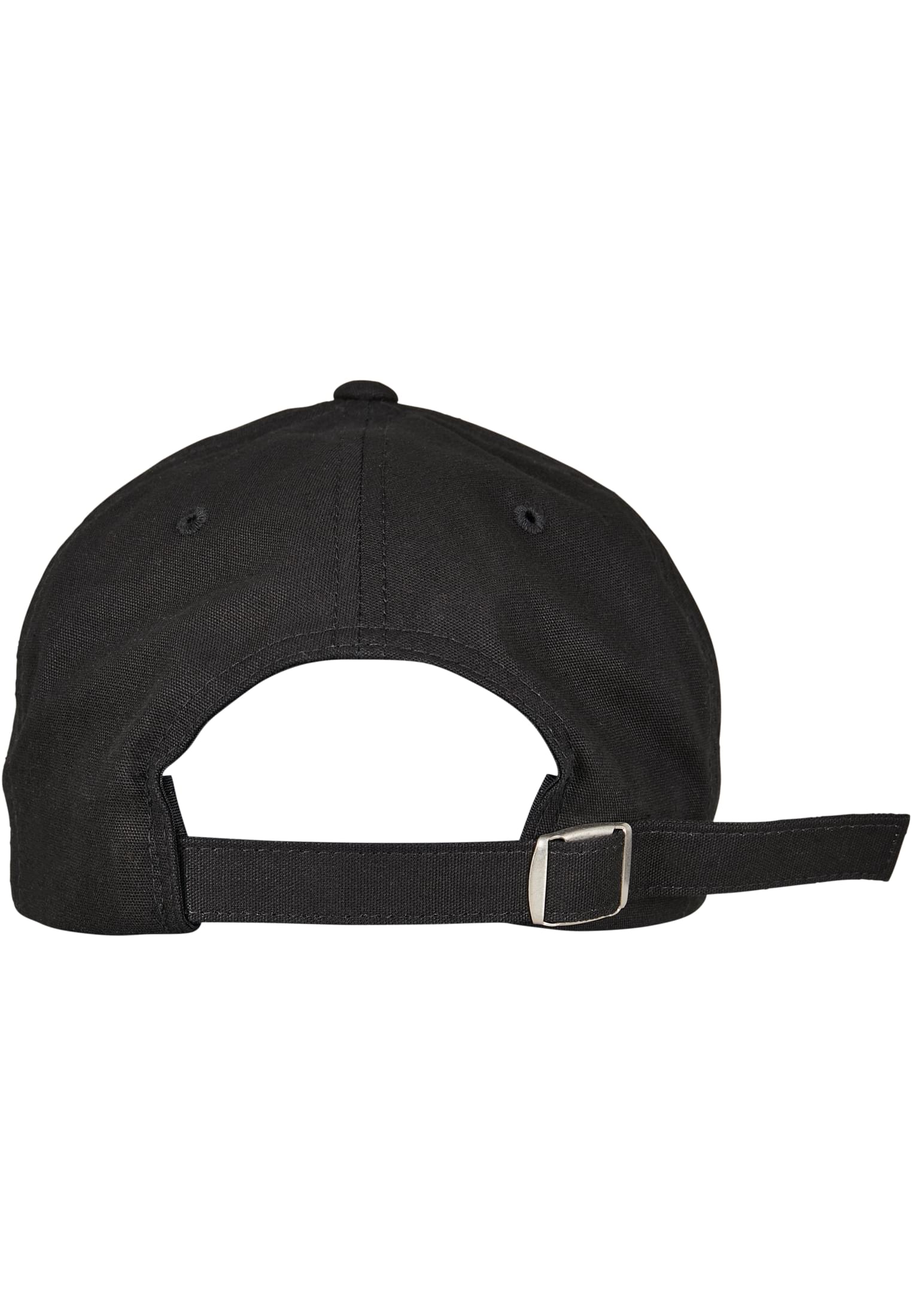 6-Panel Curved Metal Snap black | black