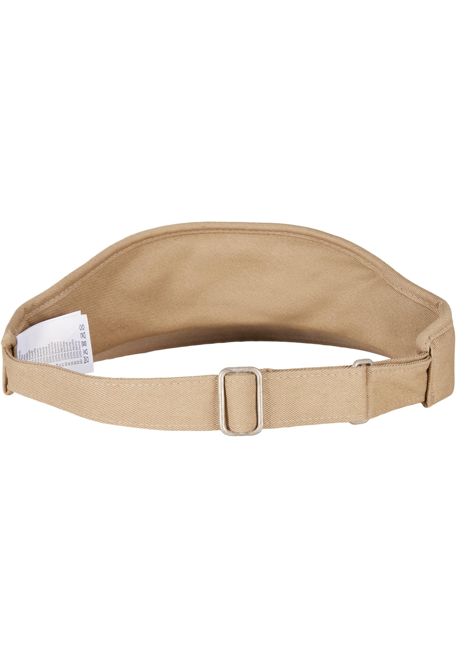 Flat Round Visor Cap khaki | khaki