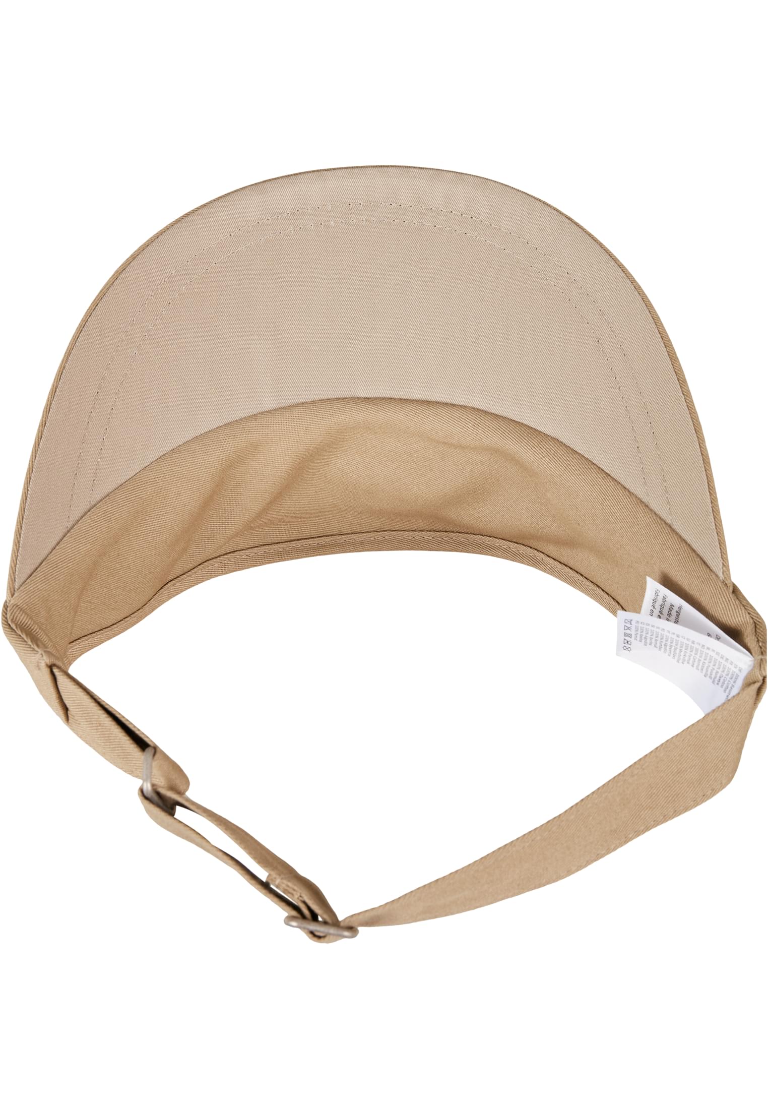 Flat Round Visor Cap khaki | khaki